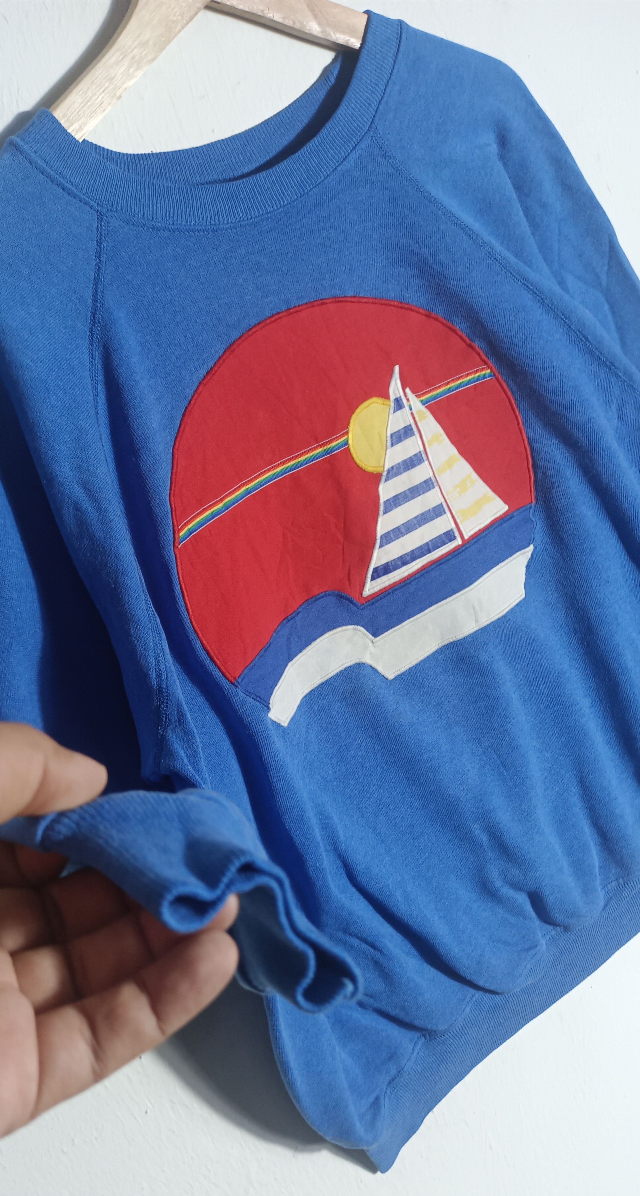 Vintage Vintage💥Hanes 80s hawaii yacht long sleeve Size US L / EU 52-54 / 3 - 6 Thumbnail