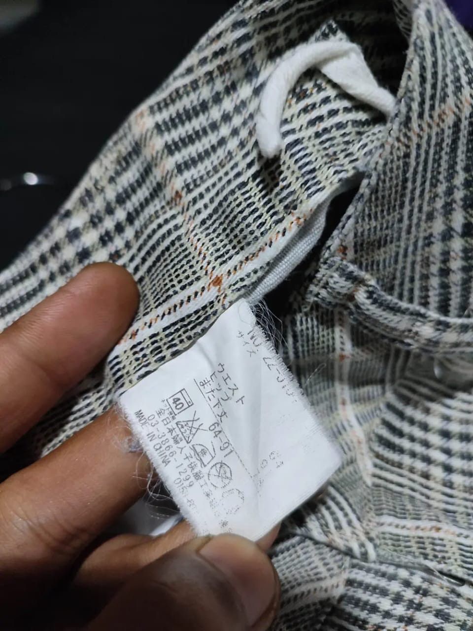 Other Unknown Japanese Checker Cargo Flared Pants Size US 28 / EU 44 - 11 Thumbnail