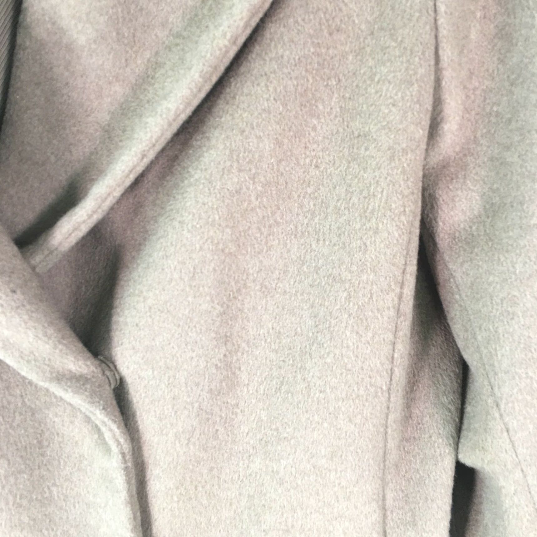 Calvin Klein Calvin Klein Womens Coat Wool Blend Beige Medium Long Sleeve Overcoat Size M / US 6-8 / IT 42-44 - 3 Thumbnail