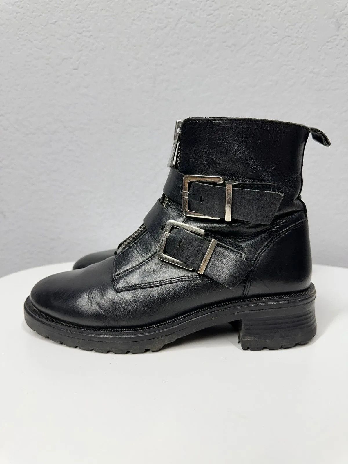 A.S.98 Metal Zip A.S. 98 Leather Boots Vintage High Streetwear Size US 8 / IT 38 - 7 Thumbnail