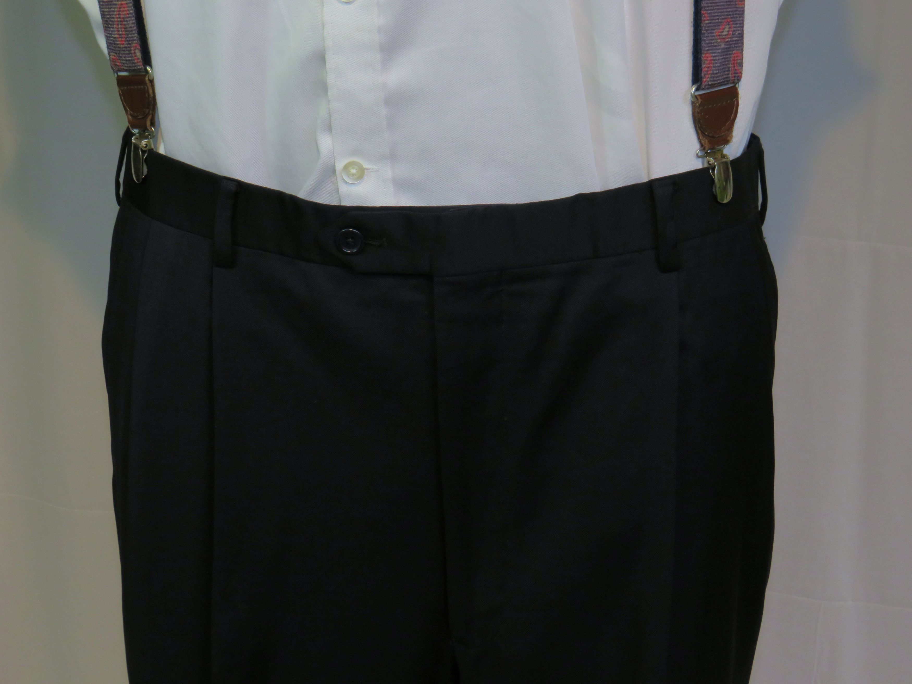 Brooks Brothers 1818 Madison x Southwick Solid Navy Two Button Suit 46XL Size 46L - 15 Thumbnail