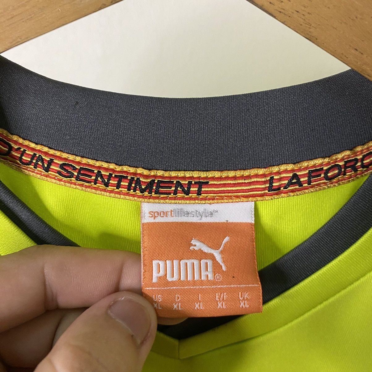 Puma Vintage RCD Espanyol 2012-2013 Away Kit Jersey Size US L / EU 52-54 / 3 - 7 Thumbnail