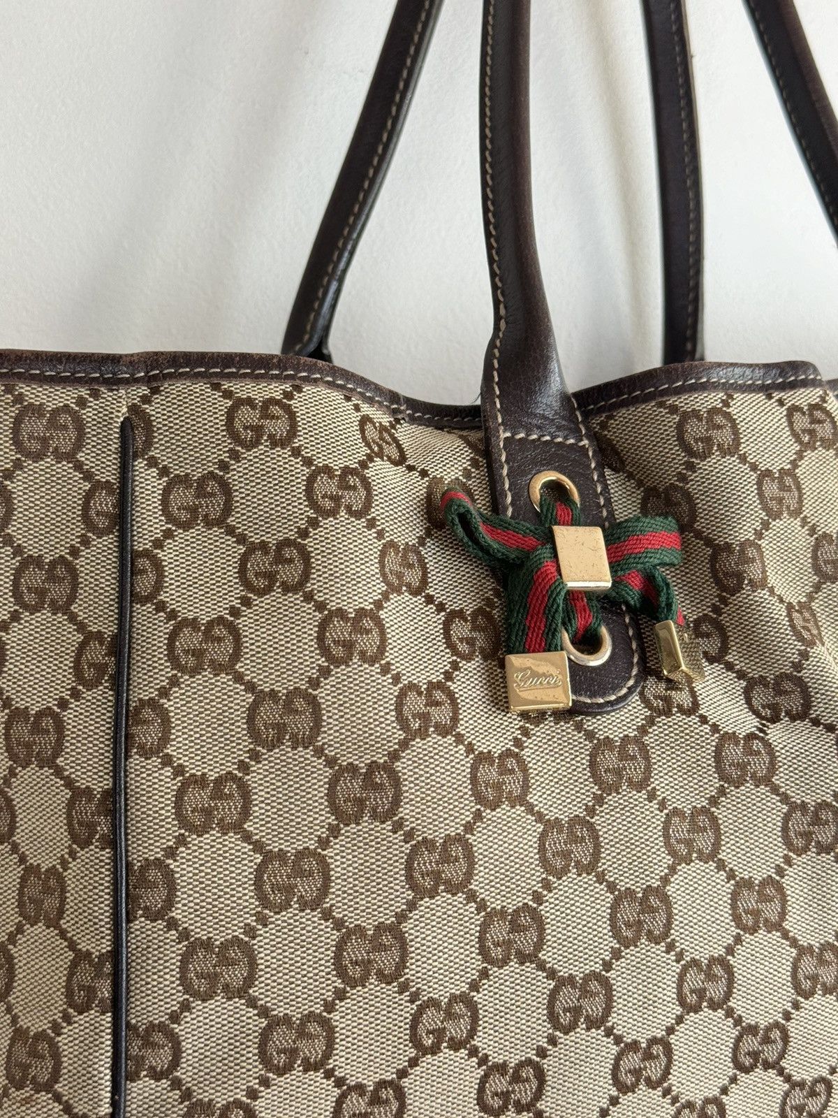 Gucci Handle bag Gucci GG monogram original casual luxury item Size ONE SIZE - 3 Thumbnail