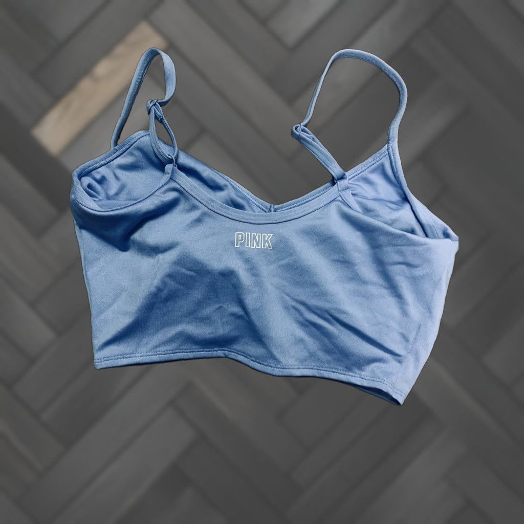 Pinko Victoria’s Secret PINK Active Lightly Lined Sports Bra Small Nwt Blue Size ONE SIZE - 1 Thumbnail