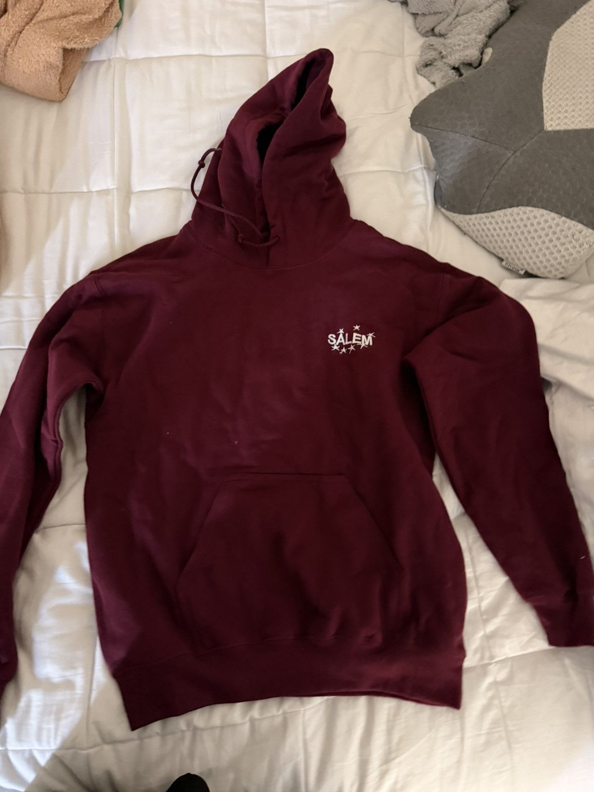 Sweat à Capuche Yeezy Mafia Burgundy - Taille S, Occasion Très Bon état 8/10