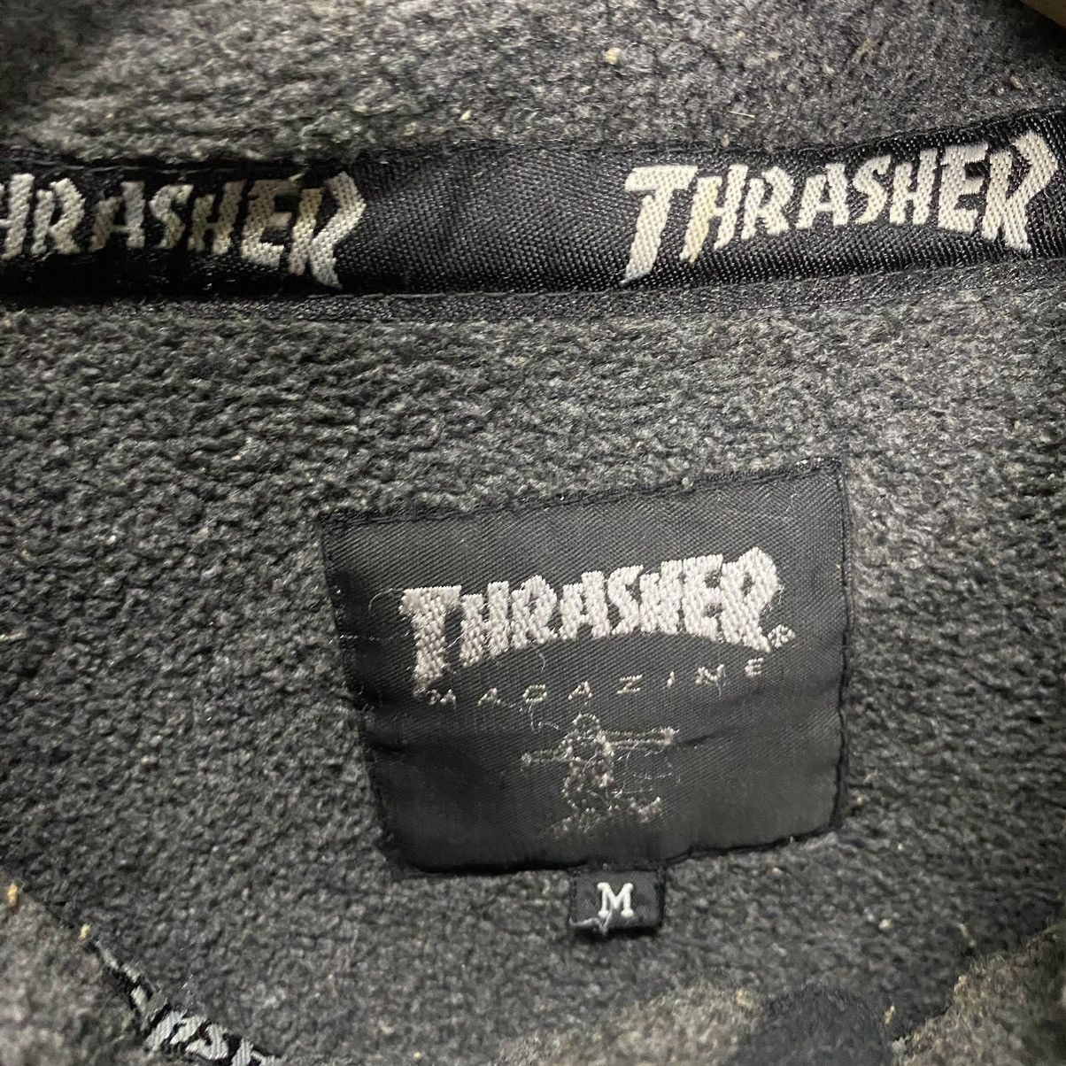 Thrasher × Vintage Thrasher Magazine vintage 90s fleece zipper Size US M / EU 48-50 / 2 - 13 Thumbnail