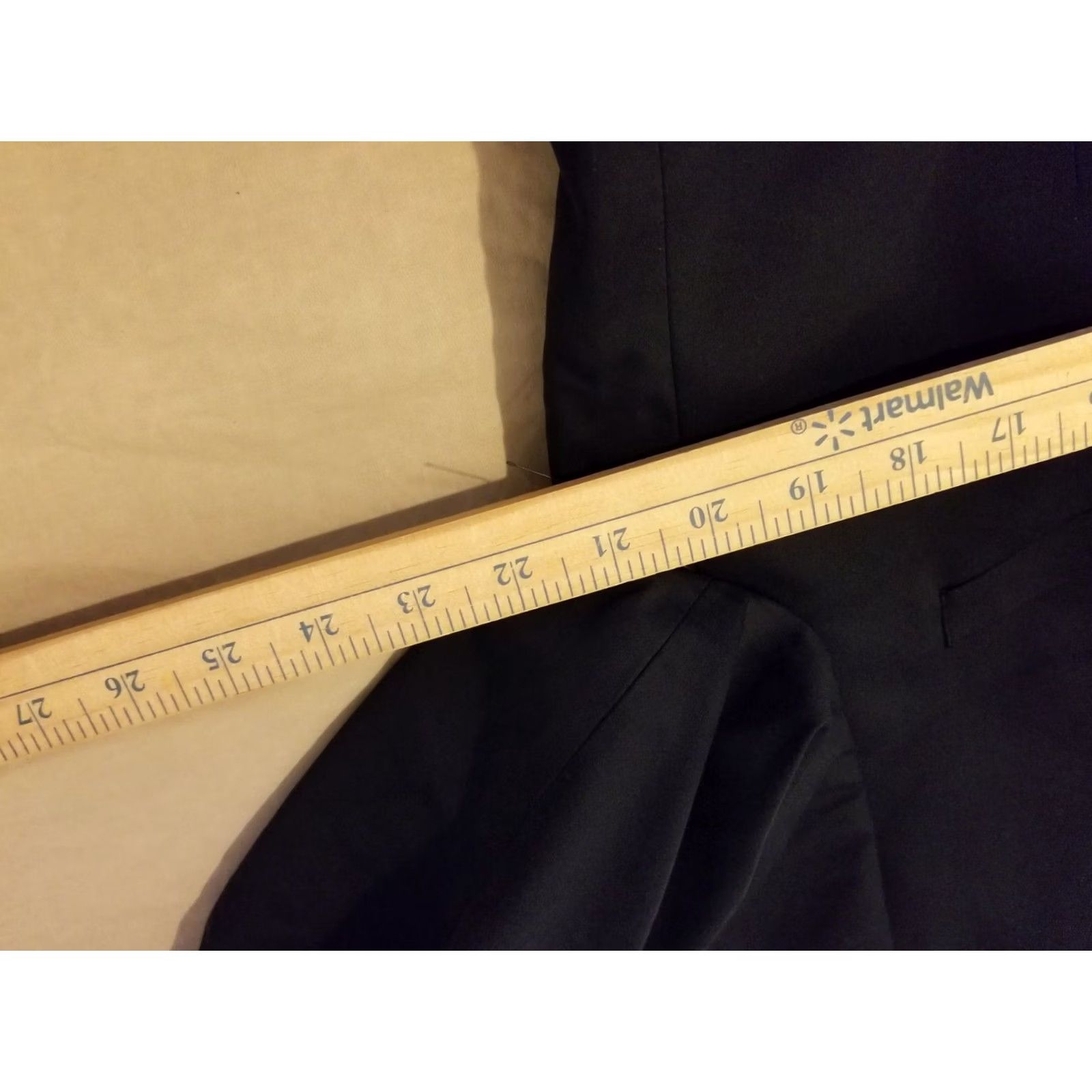 Express Express Sports Blazer 44R Extra Slim Black Cotton Mens Size 44R - 4 Thumbnail