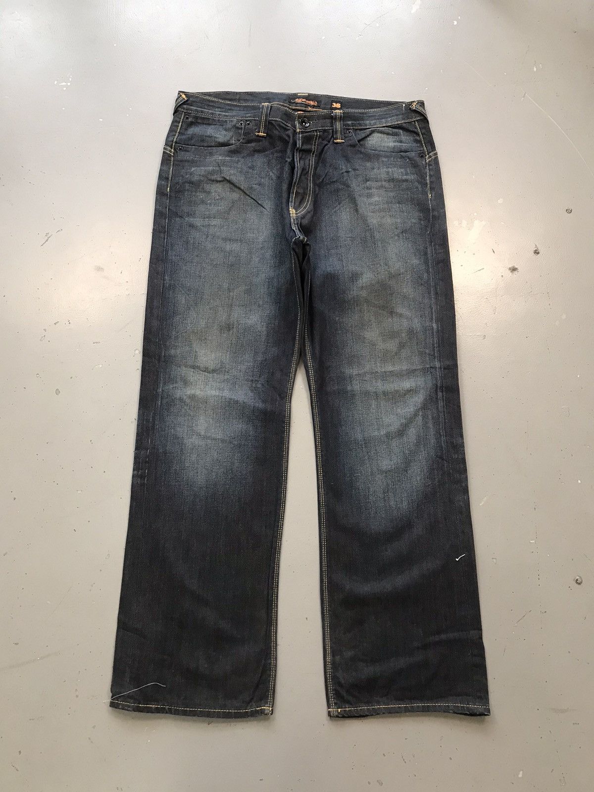 Ed Hardy × Vintage Rare vintage Edhardy straight fit denim Size US 40 / EU 56 - 2 Thumbnail
