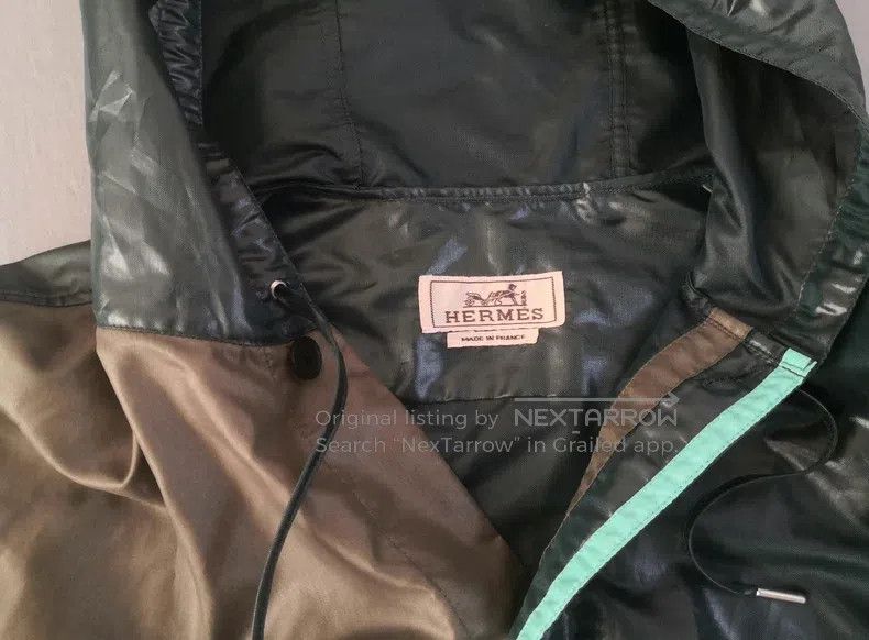 Hermes Hermes Runway style windbreaker hooded jacket, thin tech f Size US S / EU 44-46 / 1 - 3 Thumbnail