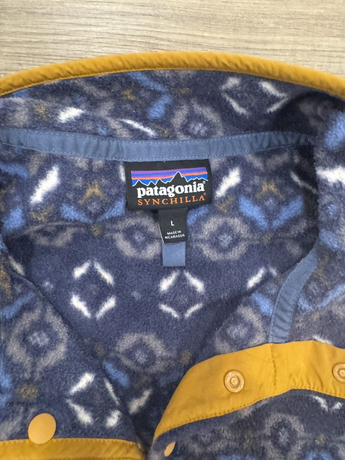 Patagonia × Vintage Vintage Patagonia synchilla Size US L / EU 52-54 / 3 - 4 Thumbnail