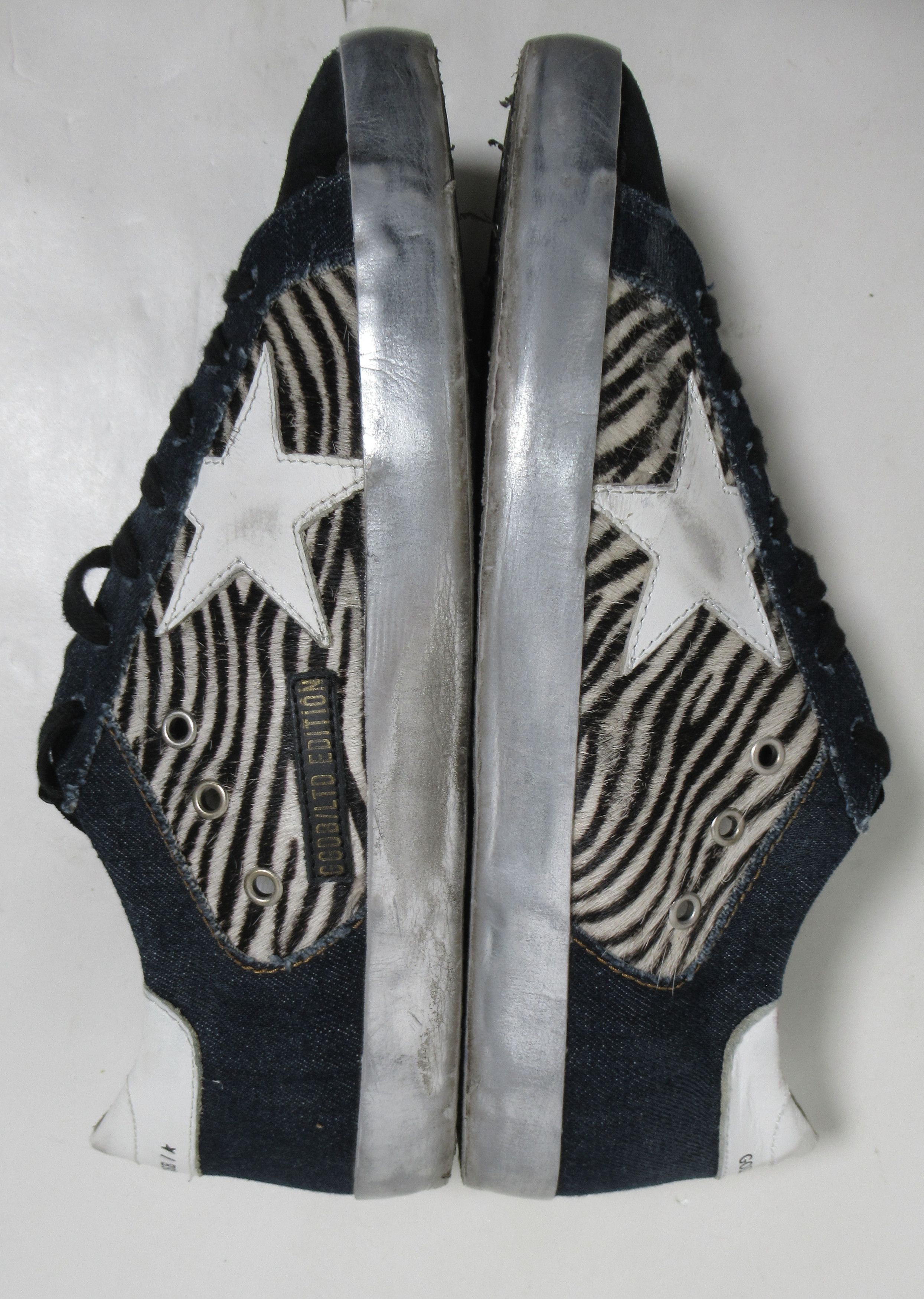 Golden Goose Golden Goose Limited Edition Super-Star Sneakers In Denim Size US 10 / EU 43 - 8 Thumbnail