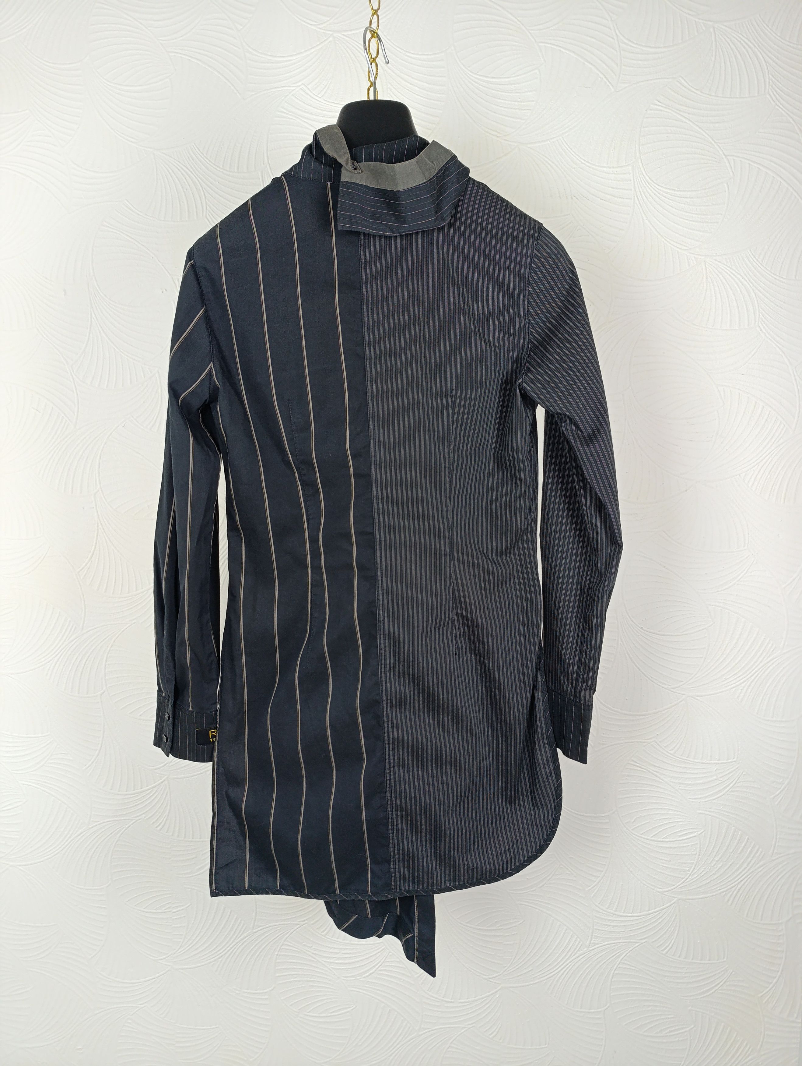 Cop Copine COP COPINE 1989 RECYCLED CUT AND SEW ASYMMETRIC LONG SHIRT Size S / US 4 / IT 40 - 15 Thumbnail