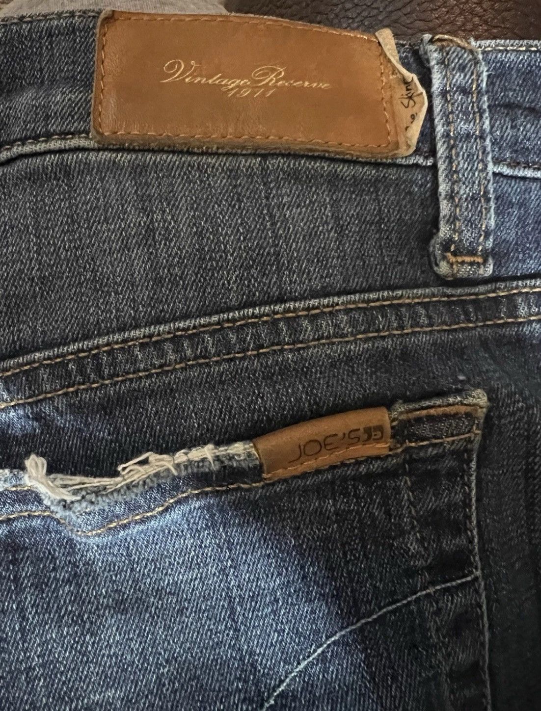 Designer Risen Jeans Womens 15/32 High Rise Bootcut Stretch Denim Size 36" / US 14 / IT 50 - 3 Thumbnail