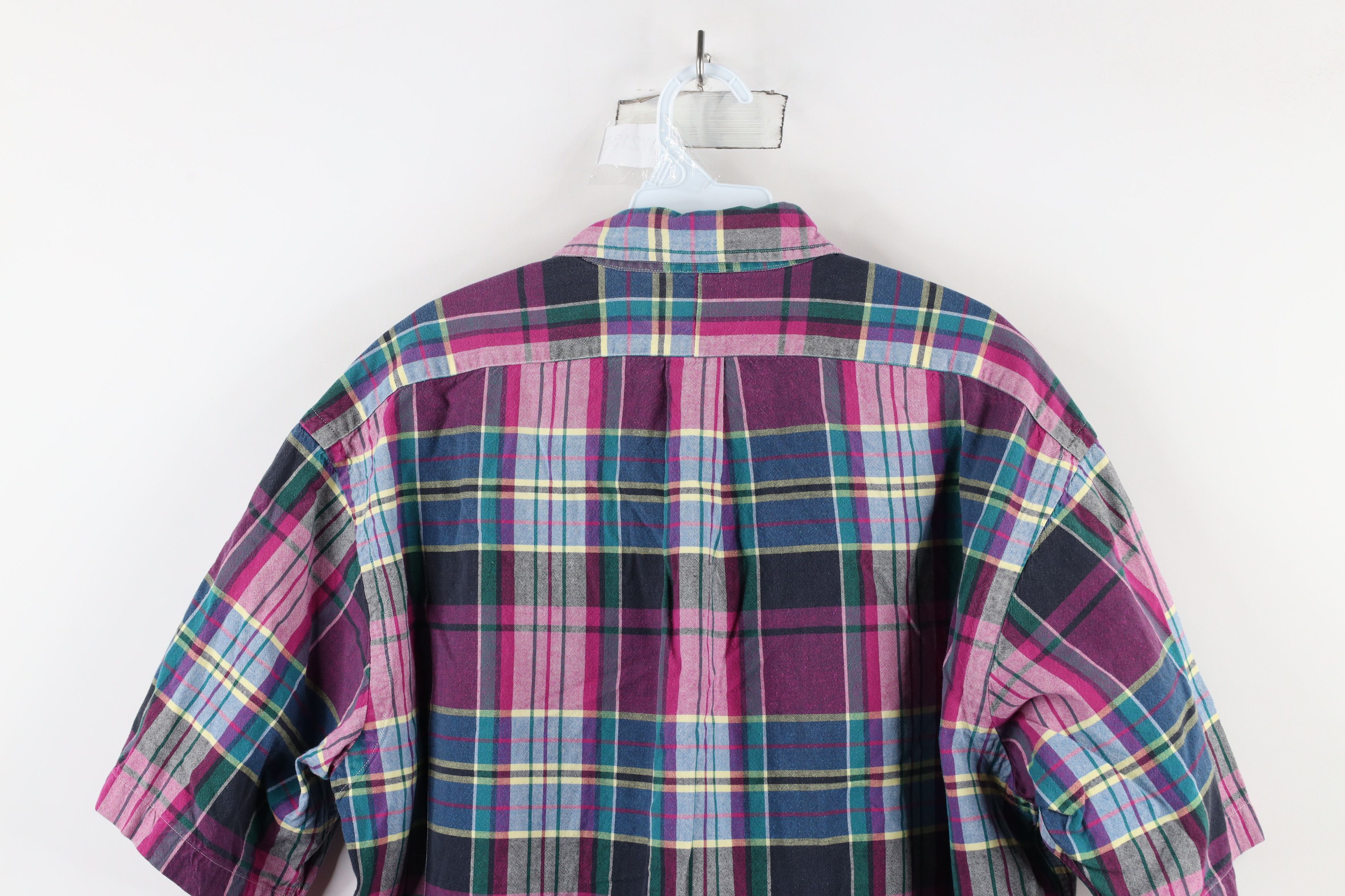 Polo Ralph Lauren Vintage 90s Ralph Lauren Plaid Short Sleeve Button Shirt Size US L / EU 52-54 / 3 - 8 Thumbnail