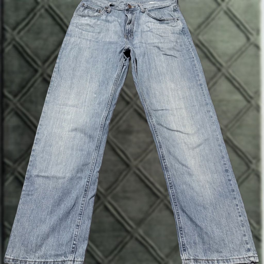 Wrangler Wrangler Jeans Men Blue Denim Classic Relaxed Fit Straight Zip Fly - 32x30 Size US 32 / EU 48 - 1 Thumbnail