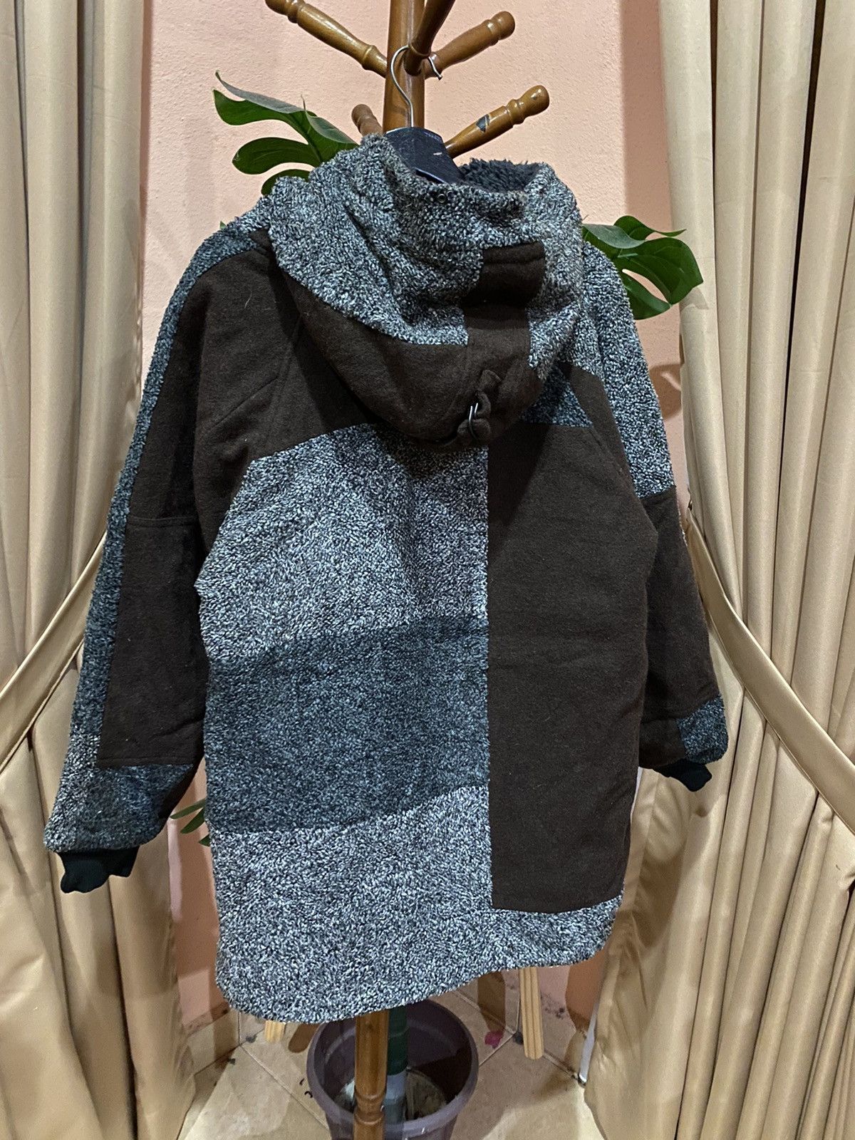 If Six Was Nine Hex Antistyle Patchwork Wool Jacket Avant-Garde Winter Coat Size US M / EU 48-50 / 2 - 8 Thumbnail
