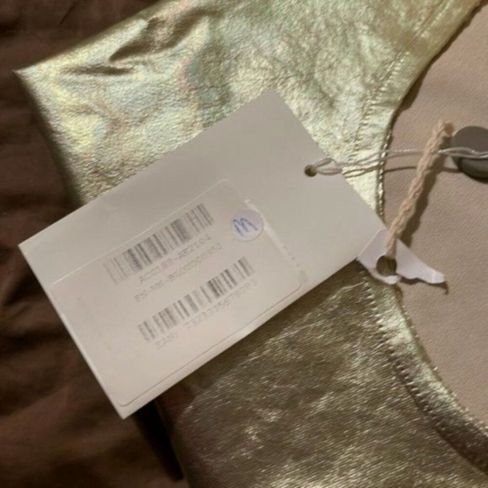 Acne Studios Acne metallic long sleeve tee gold M Size M / US 6-8 / IT 42-44 - 8 Thumbnail