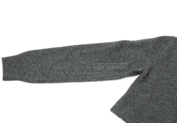 Comme des Garcons Comme des Garcons Gray vintage V-neck knit top Size XS / US 0-2 / IT 36-38 - 5 Thumbnail