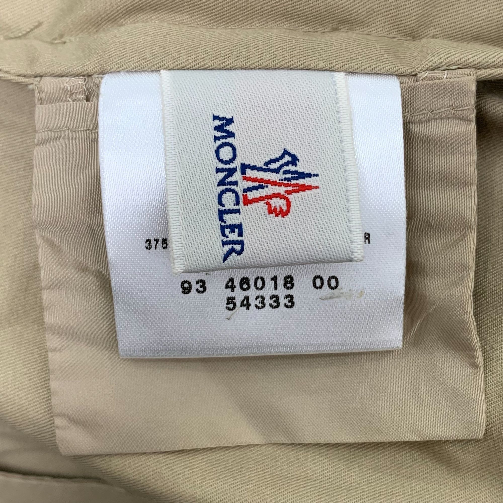 Moncler [Moncler] Brown Notch Lapel Double-Breast Belted Short Trenc Size S / US 4 / IT 40 - 7 Thumbnail