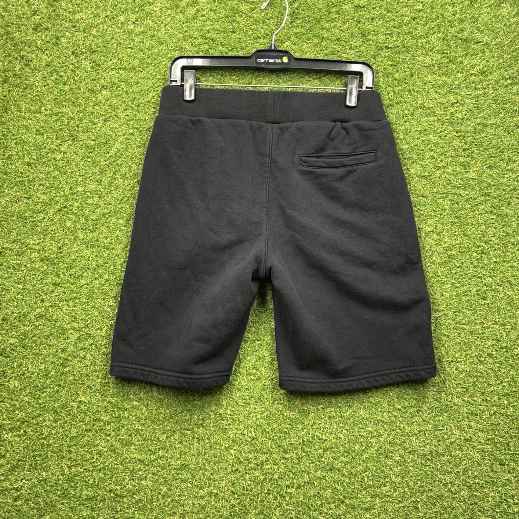Philipp Plein Philipp Plein Shorts Mens M Black Cotton Sweatshorts 9in Inseam Pockets Sweat Size US 31 - 2 Thumbnail