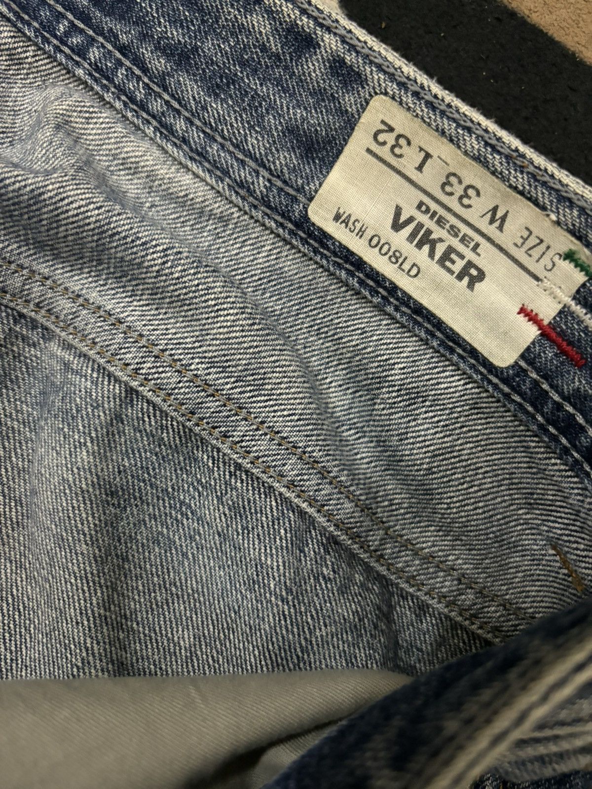 Diesel Vintage Diesel Industry Mud Wash Loose Fit Distressed Jeans Size US 34 / EU 50 - 22 Thumbnail