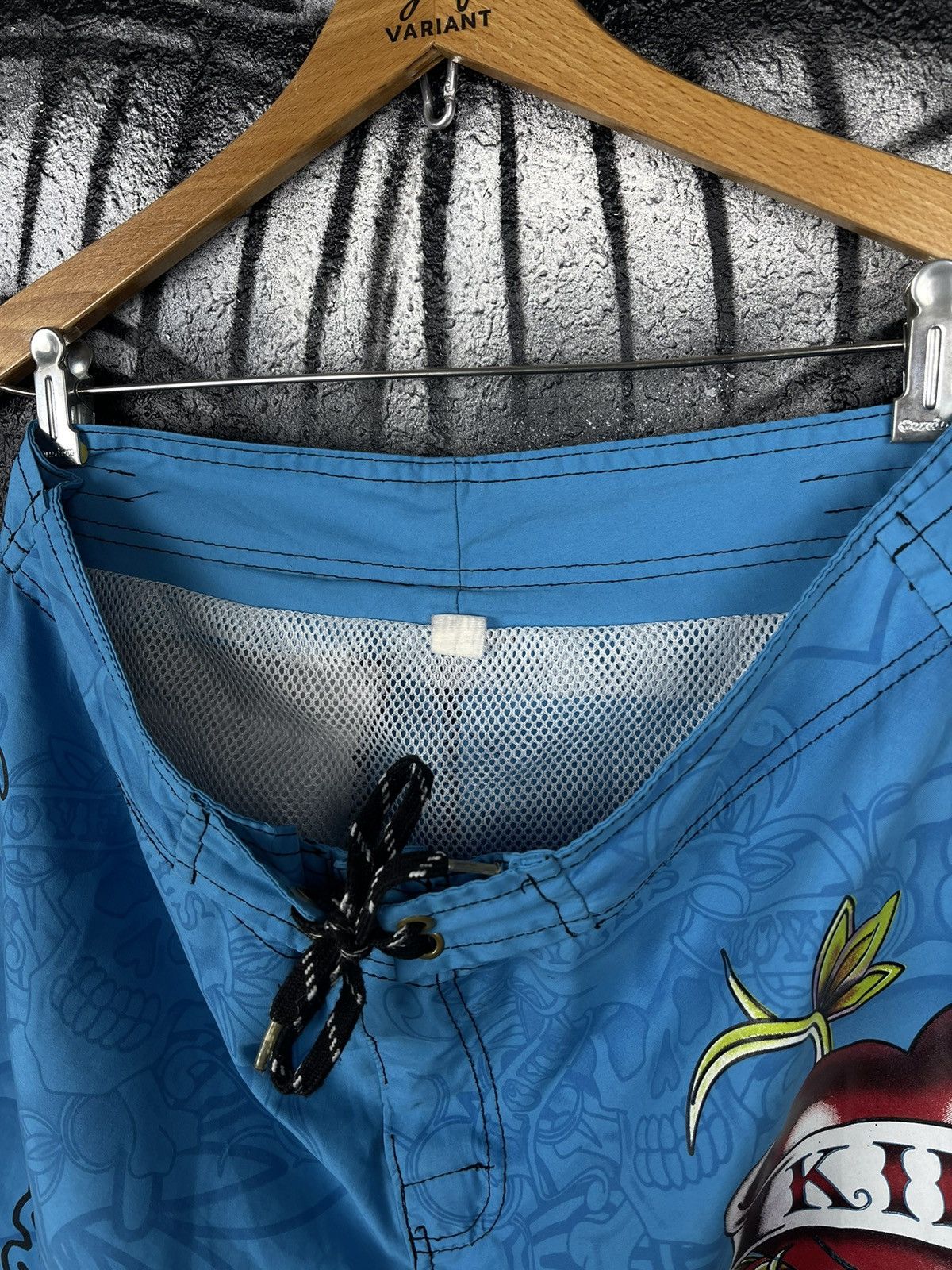 Ed Hardy × Vintage Ed Hardy Skull Logo Shorts Men’s Size L Size US 33 - 8 Thumbnail