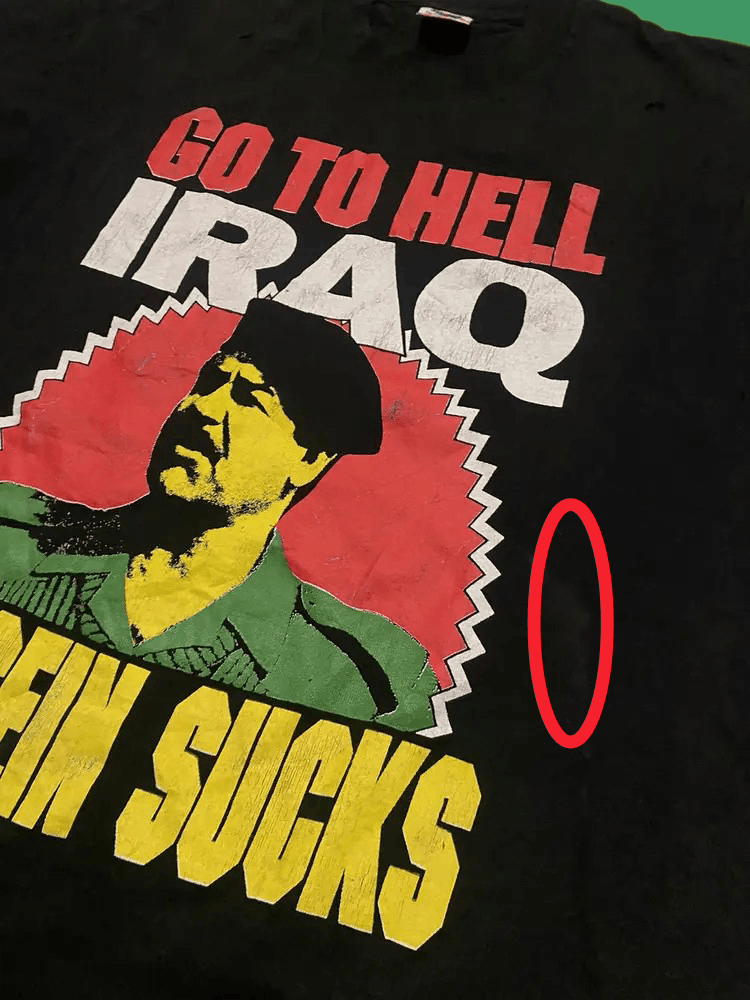 Fruit Of The Loom Vintage Saddam Hussein Iraq Shirt Size US L / EU 52-54 / 3 - 6 Thumbnail
