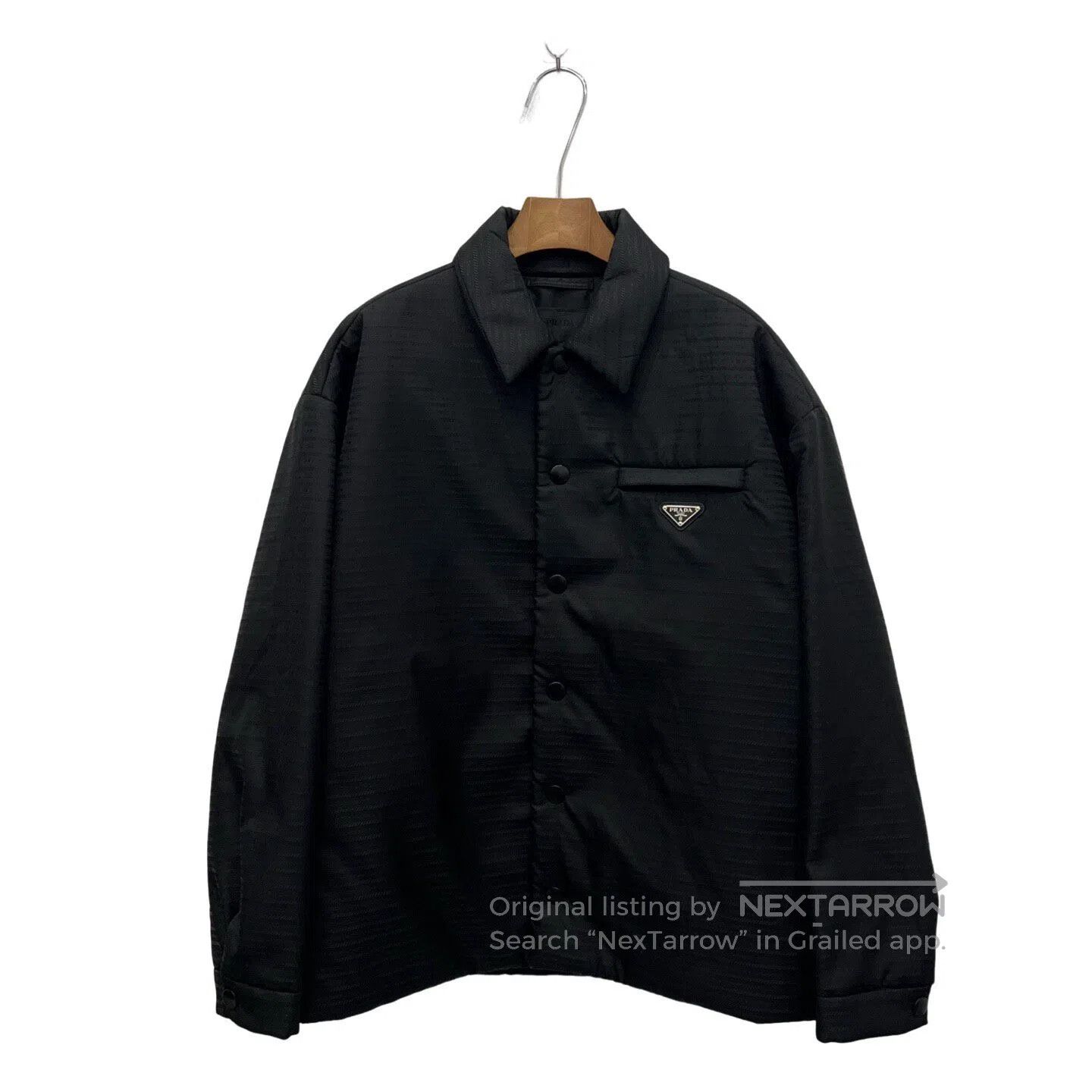 PRADA コート　Art.SGV732　ブラック　Lサイズ　プラダ Prada Prada Black Light Jacket Art.SGV732 | Grailed