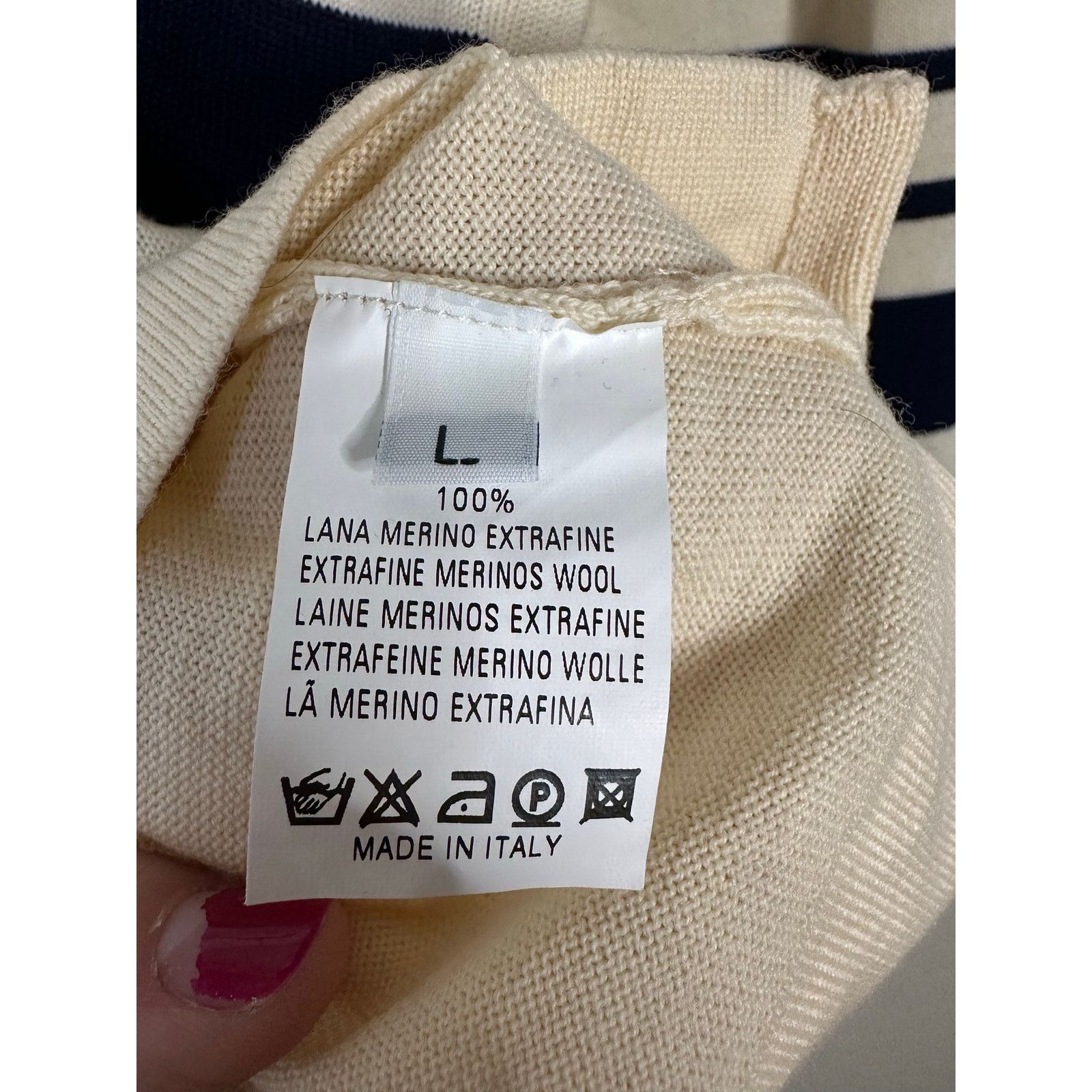 Norse Projects Norse Projects Striped Merino Italian Wool Sweater Large Size L / US 10 / IT 46 - 4 Thumbnail