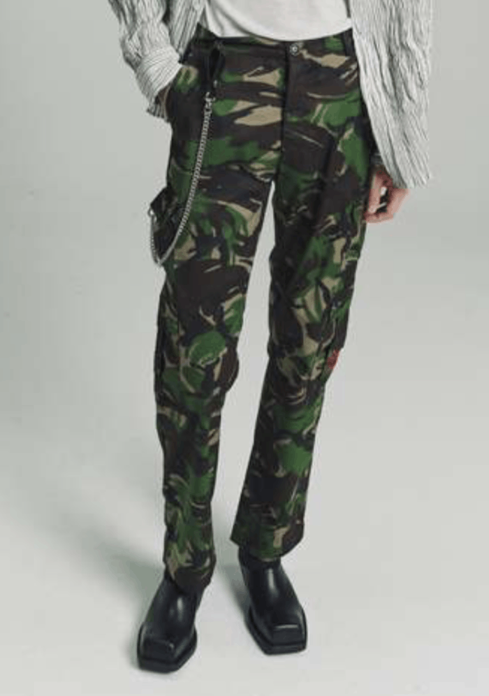Martine Rose Cargo Trouser in Woodland Camo Size US 32 / EU 48 - 1 Thumbnail