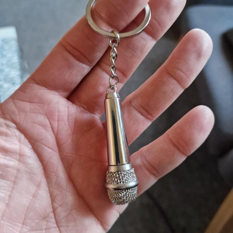 Japanese Brand Mini Microphone Pendant Keychain Size ONE SIZE - 2 Thumbnail