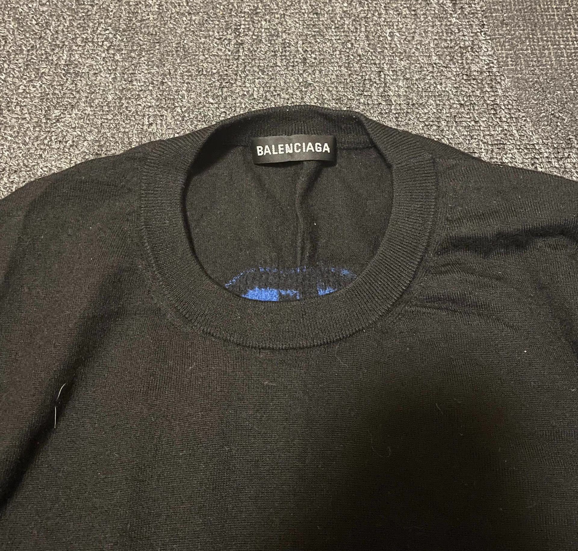 Balenciaga Balenciaga black wool sweater Q4 Size US L / EU 52-54 / 3 - 3 Thumbnail