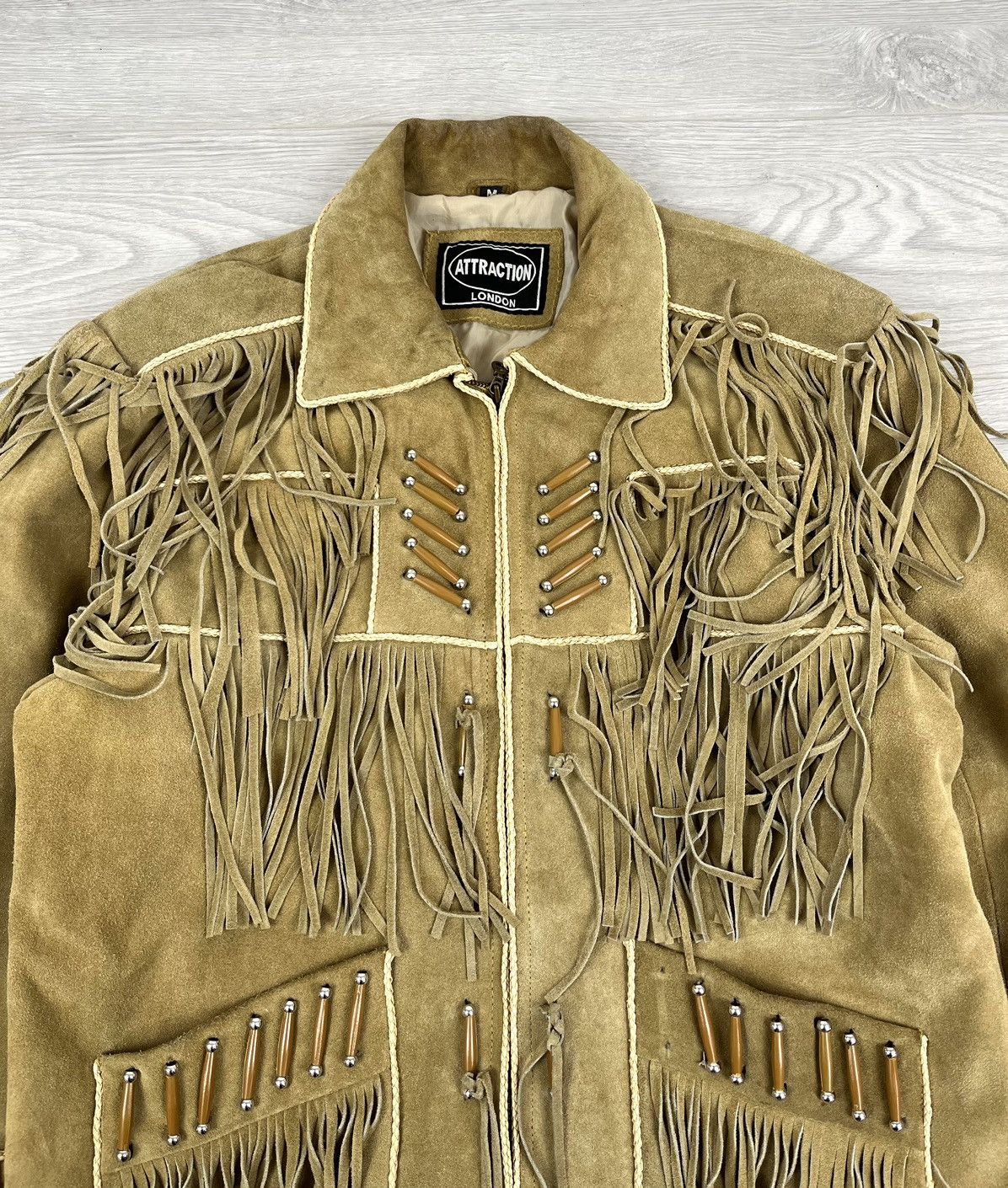 Cowboy Equipment Attraction Vintage Avante Gard Cowboy Leather Jacket Size US L / EU 52-54 / 3 - 5 Thumbnail