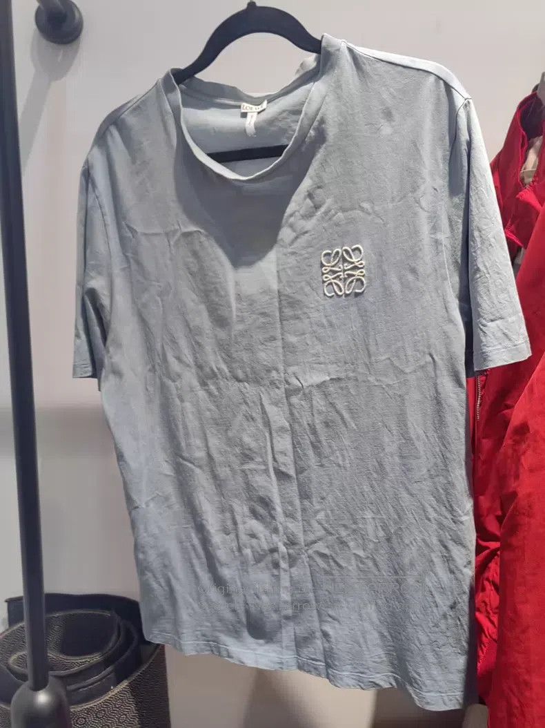 Other Loewe Short Sleeve T-Shirt, Light Blue, 100% Cotton,Classi Size US L / EU 52-54 / 3 - 1 Thumbnail