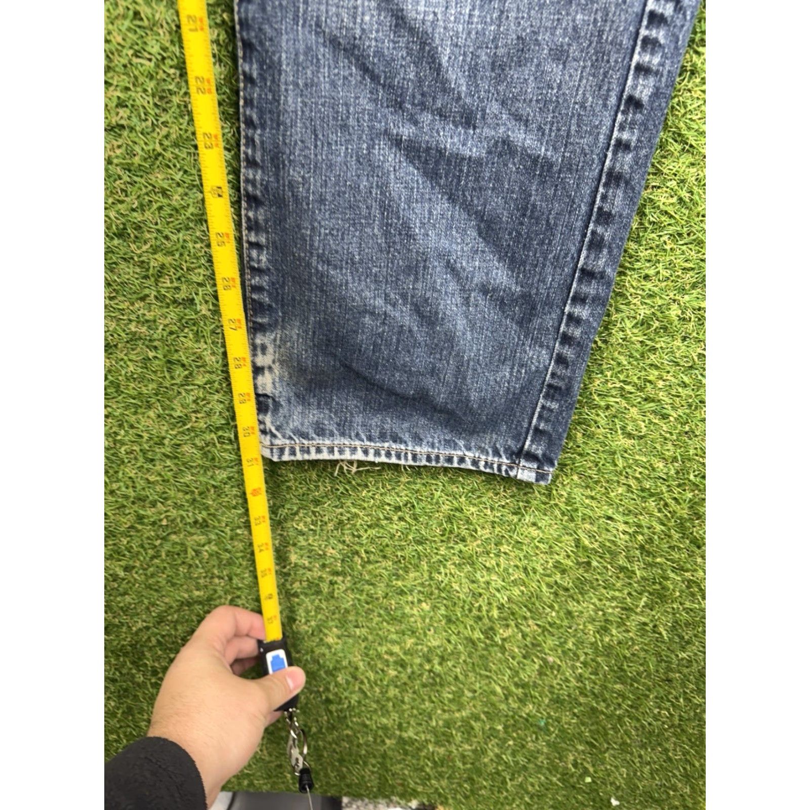 Guess VINTAGE GUESS Jeans 30x32 Rebel Straight Leg Denim Jeans Mens 90s 80s Blue Medium Wash 5-Pocket Pattern Solid 90s Theme Size US 30 / EU 46 - 6 Thumbnail