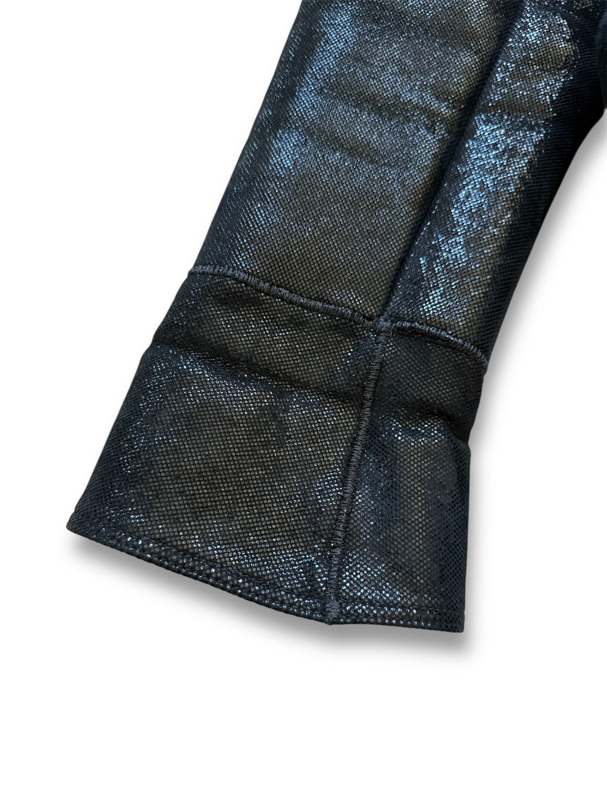 Chrome Hearts One of One Foil Suede Shearling Peacoat Size US M / EU 48-50 / 2 - 4 Thumbnail