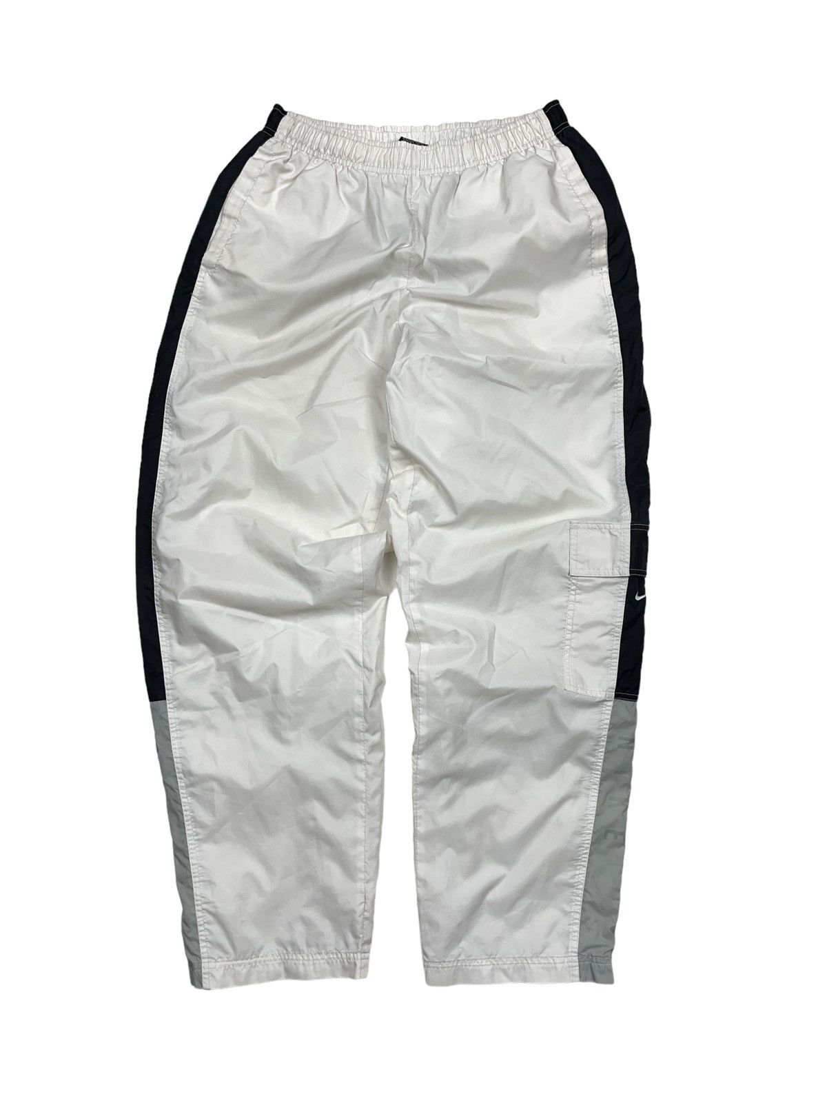 Nike × Vintage Vintage 90s Nike Cargo Nylon Track Pants Size US 32 / EU 48 - 2 Thumbnail