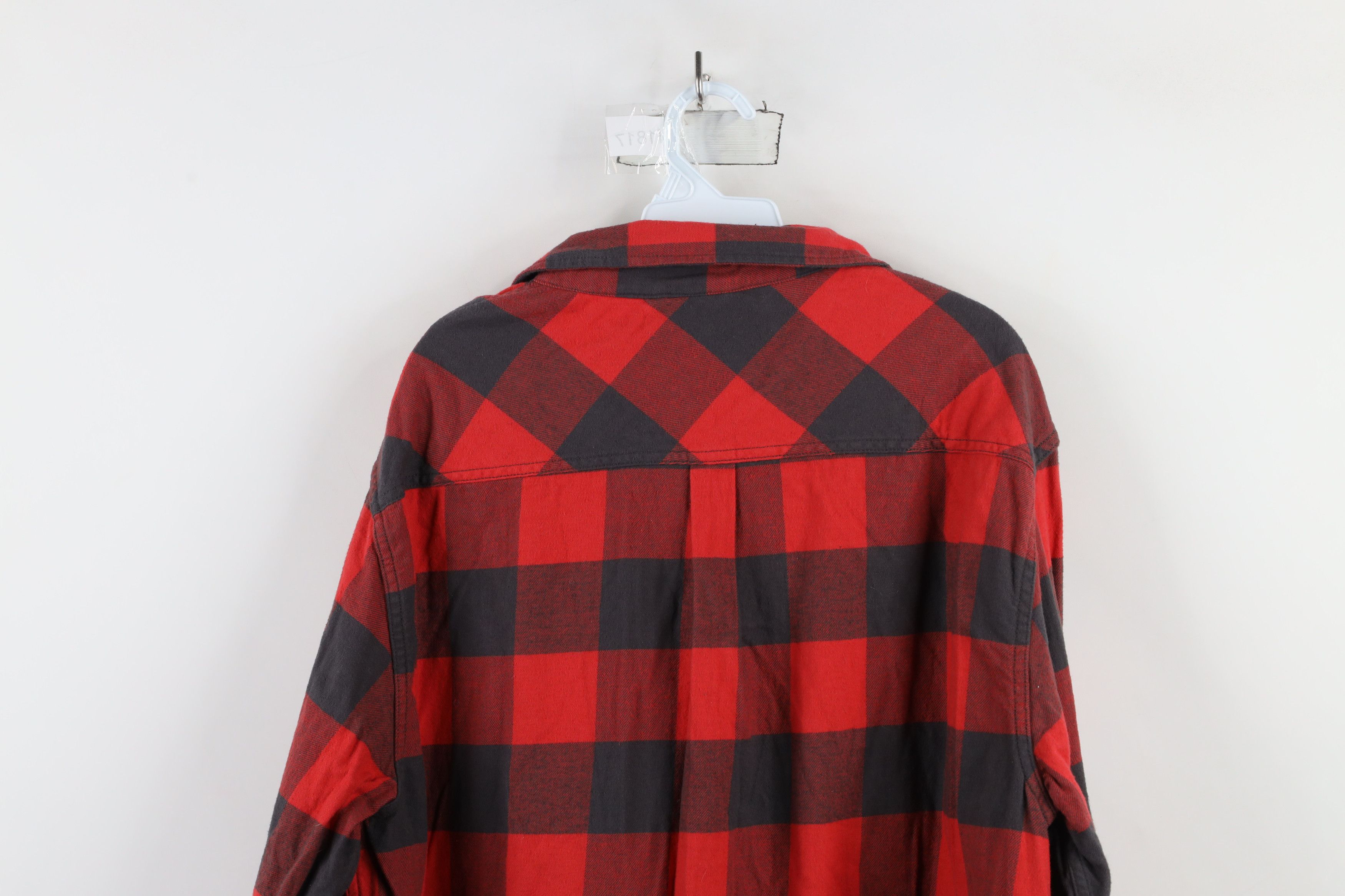 Vintage Vintage Y2K Streetwear Oversized Flannel Button Shirt Plaid Size US XXL / EU 58 / 5 - 8 Thumbnail