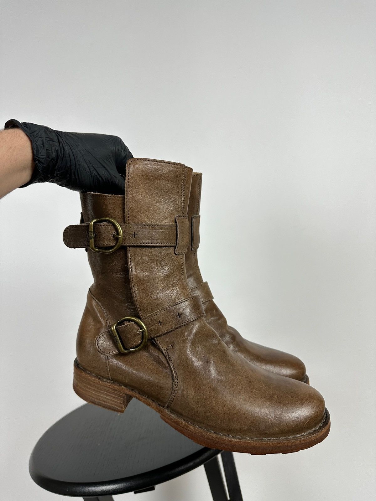 Fiorentini + Baker Fiorentini + Baker Eternity 2 Buckle Moto Ankle Boots Size US 7 / IT 37 - 9 Thumbnail