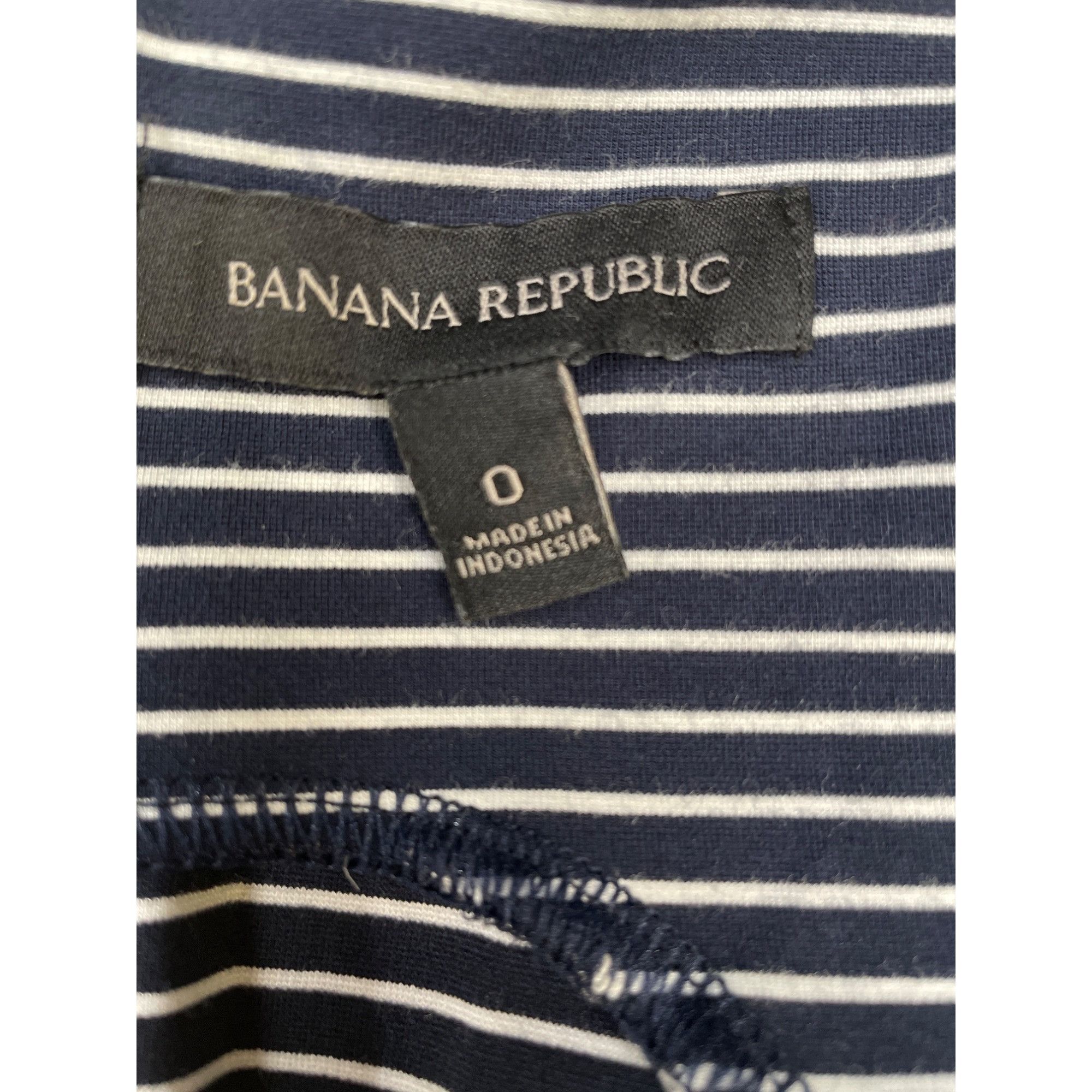 Banana Republic Banana Republic Womens Striped Blue and White Dress Size 0 S Size XS / US 0-2 / IT 36-38 - 5 Thumbnail