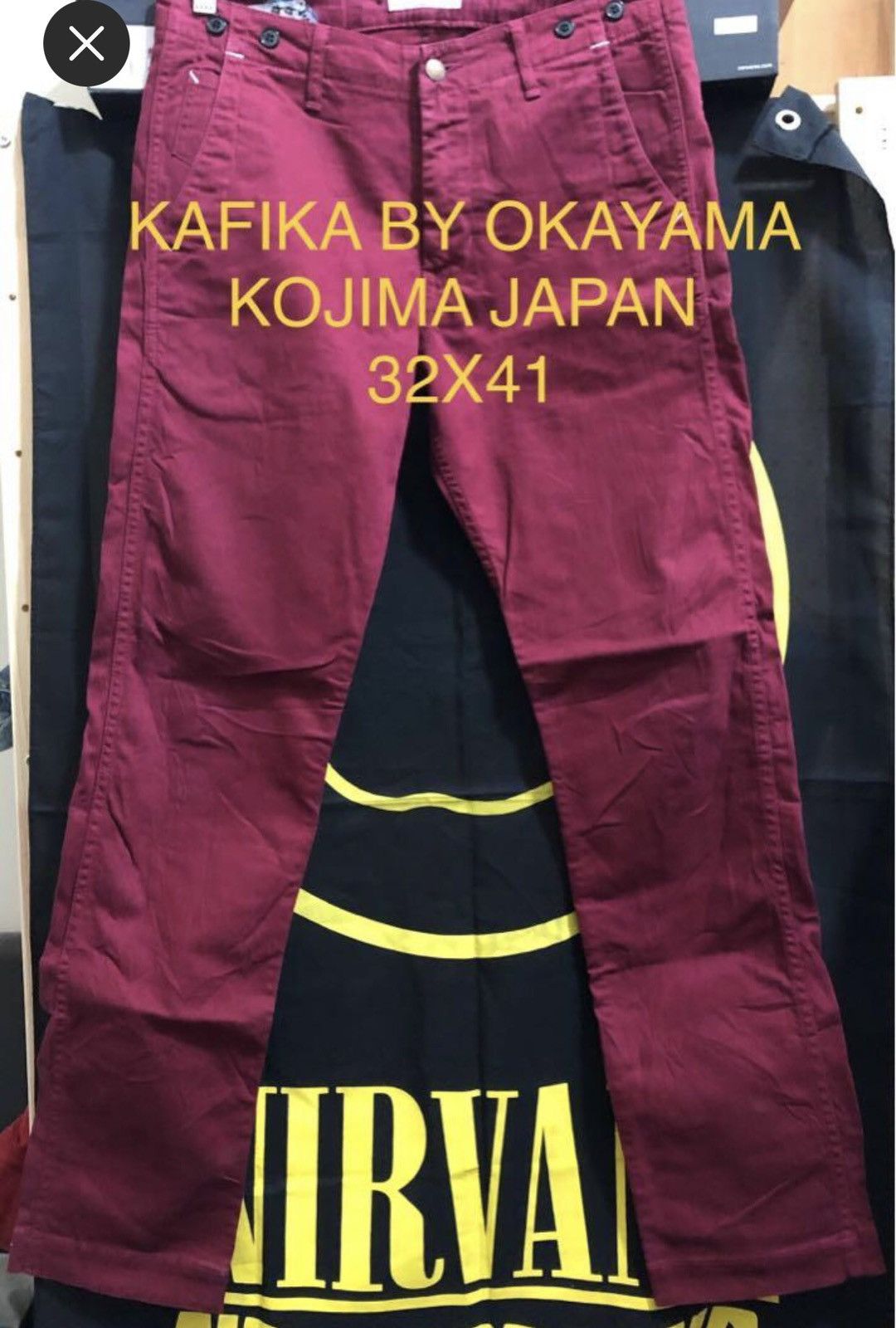 Japanese Brand Kafika Okayama Kojima Japan Size US 32 / EU 48 - 1 Thumbnail