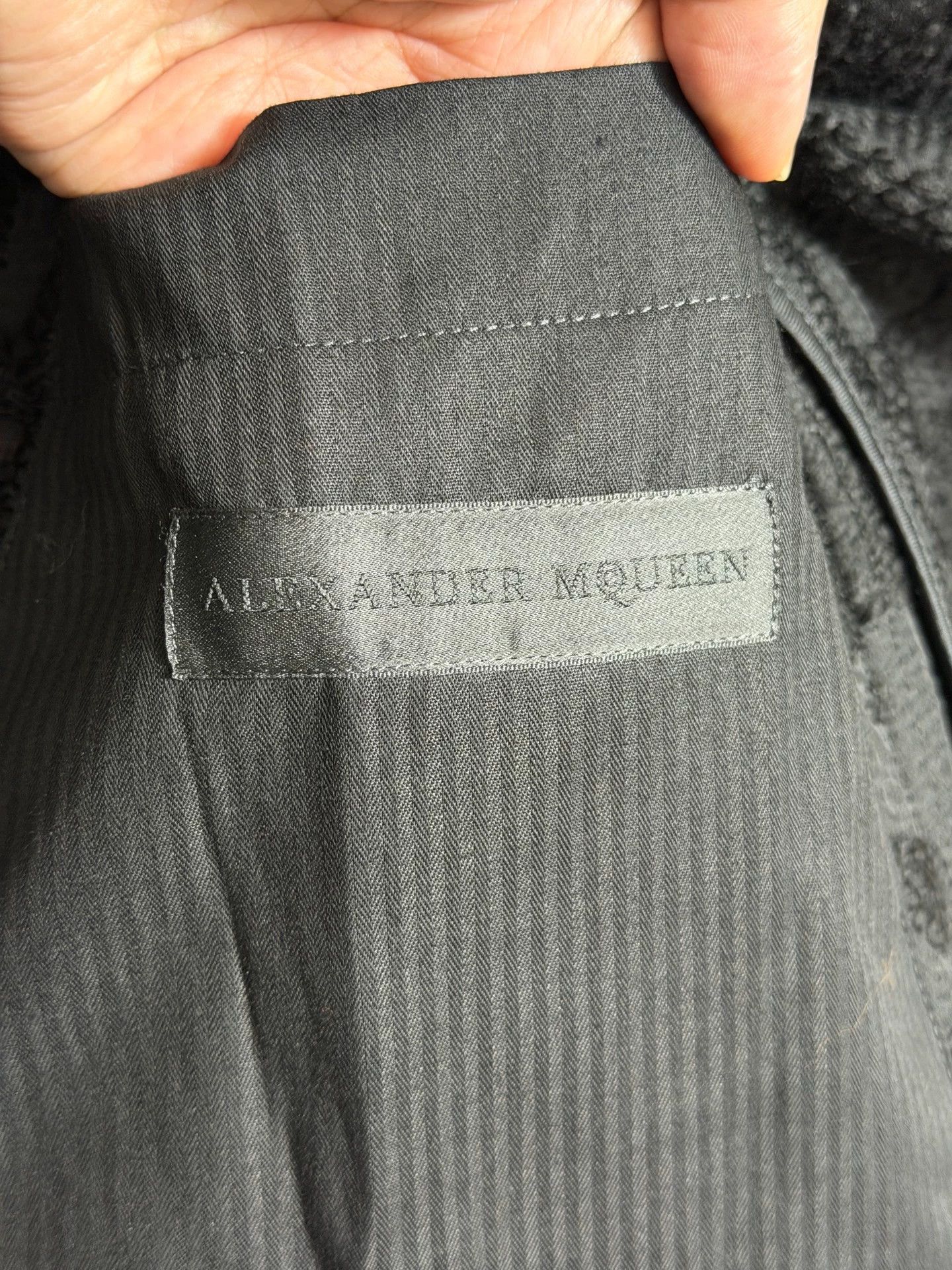 Alexander McQueen Alexander McQueen Skull Embroidered Slim Suit Jacket Size 50R - 7 Thumbnail