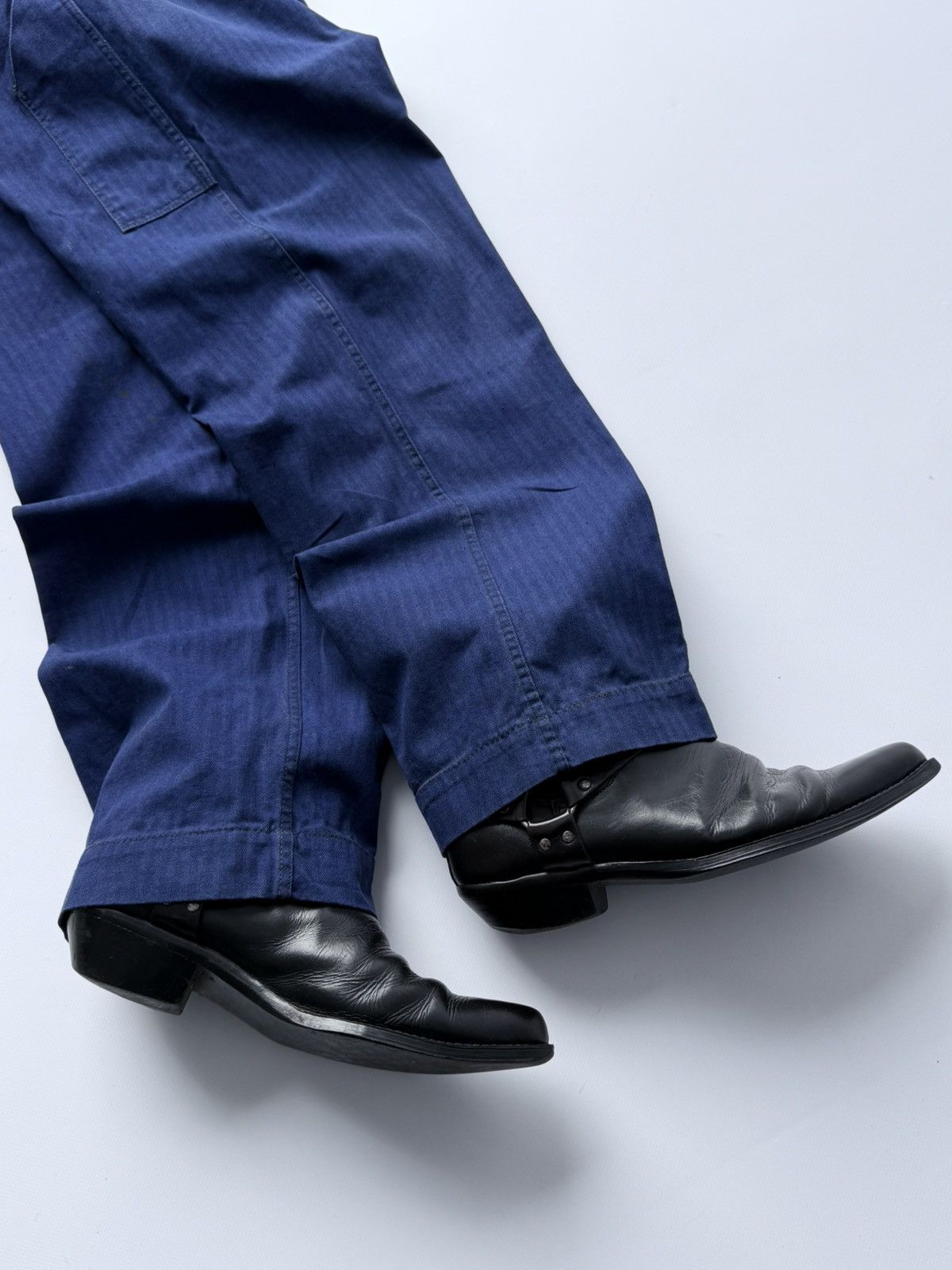 Vetra Vintage 80s French Workwear Work Pants Size US 34 / EU 50 - 2 Thumbnail