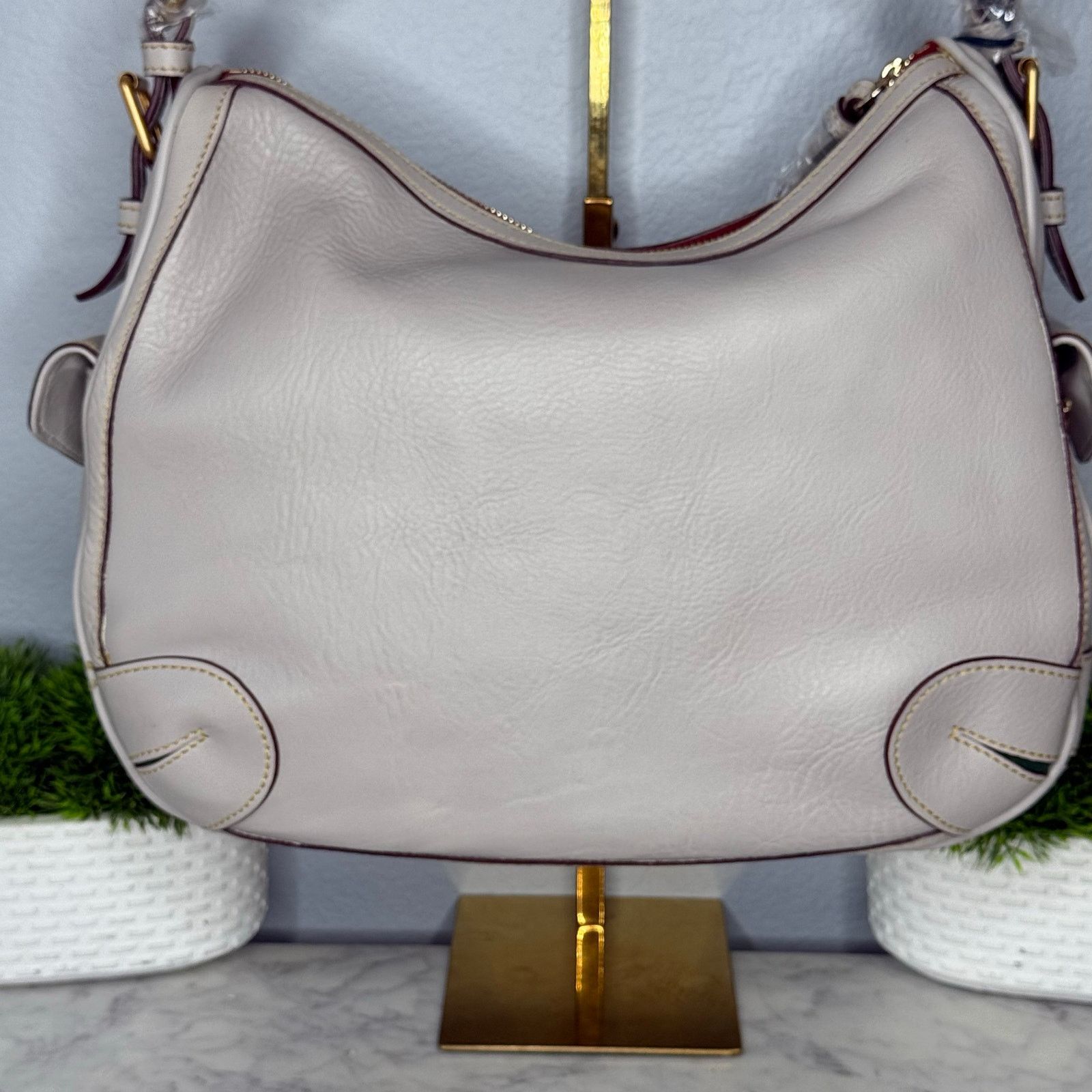 Dooney & Bourke Dooney and Bourke Florentine Side Pocket Hobo $528 Size ONE SIZE - 11 Thumbnail
