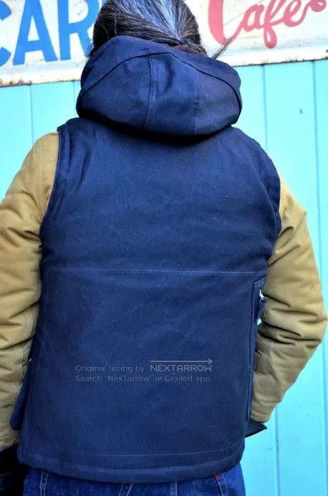 Freewheelers navy blue hooded pilot vest. Size US M / EU 48-50 / 2 - 5 Thumbnail