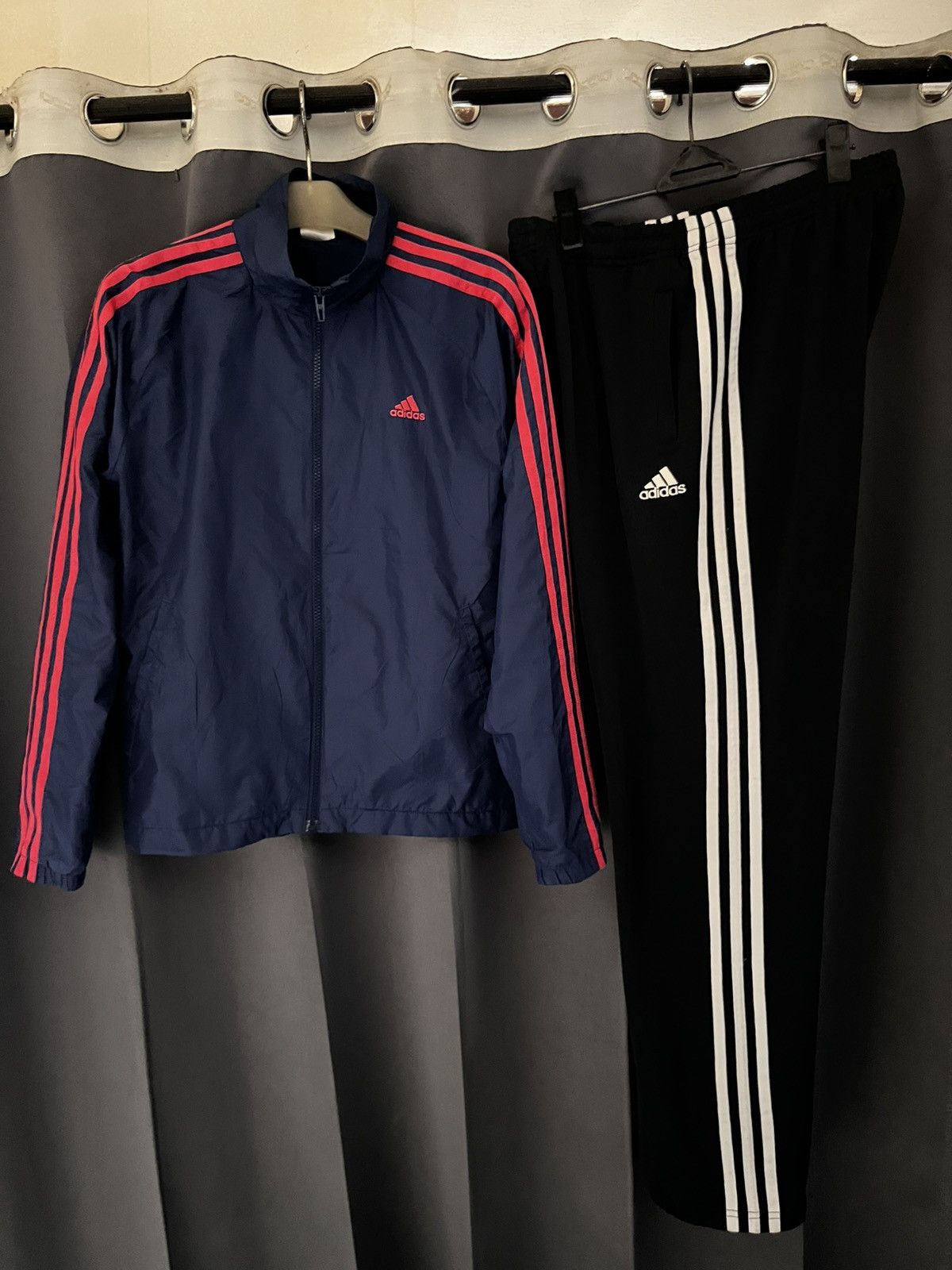 Adidas Adidas Track Jacket 3-Stripes (Navy-Red) Size US XS / EU 42 / 0 - 6 Thumbnail