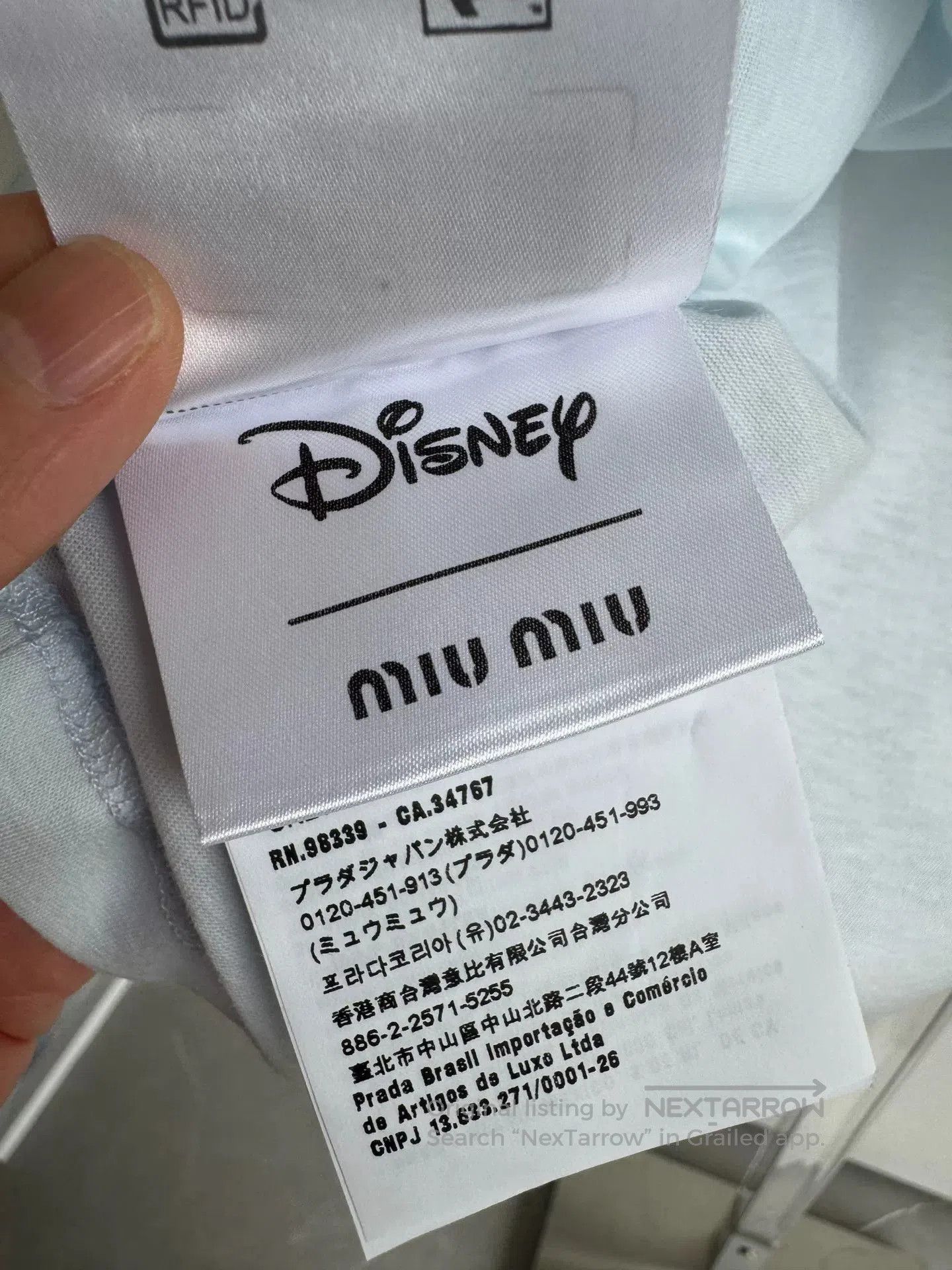 Miu Miu Miu Miu Disney Blue Short-Sleeve T-Shirt. Size M / US 6-8 / IT 42-44 - 7 Thumbnail