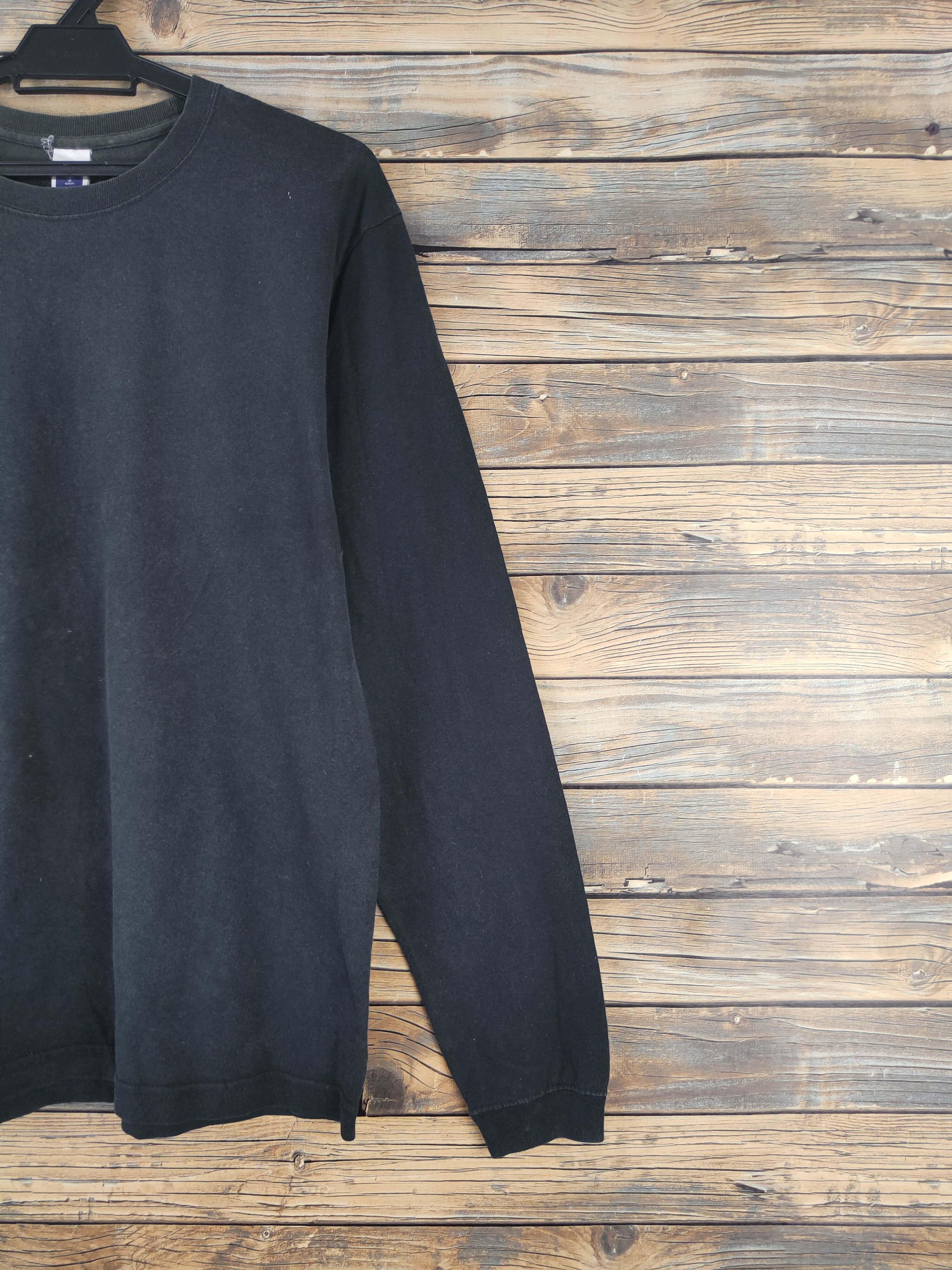 Japanese Brand DL Jellan Japan Black Long Sleeve T-shirts #1721 Size US M / EU 48-50 / 2 - 6 Thumbnail