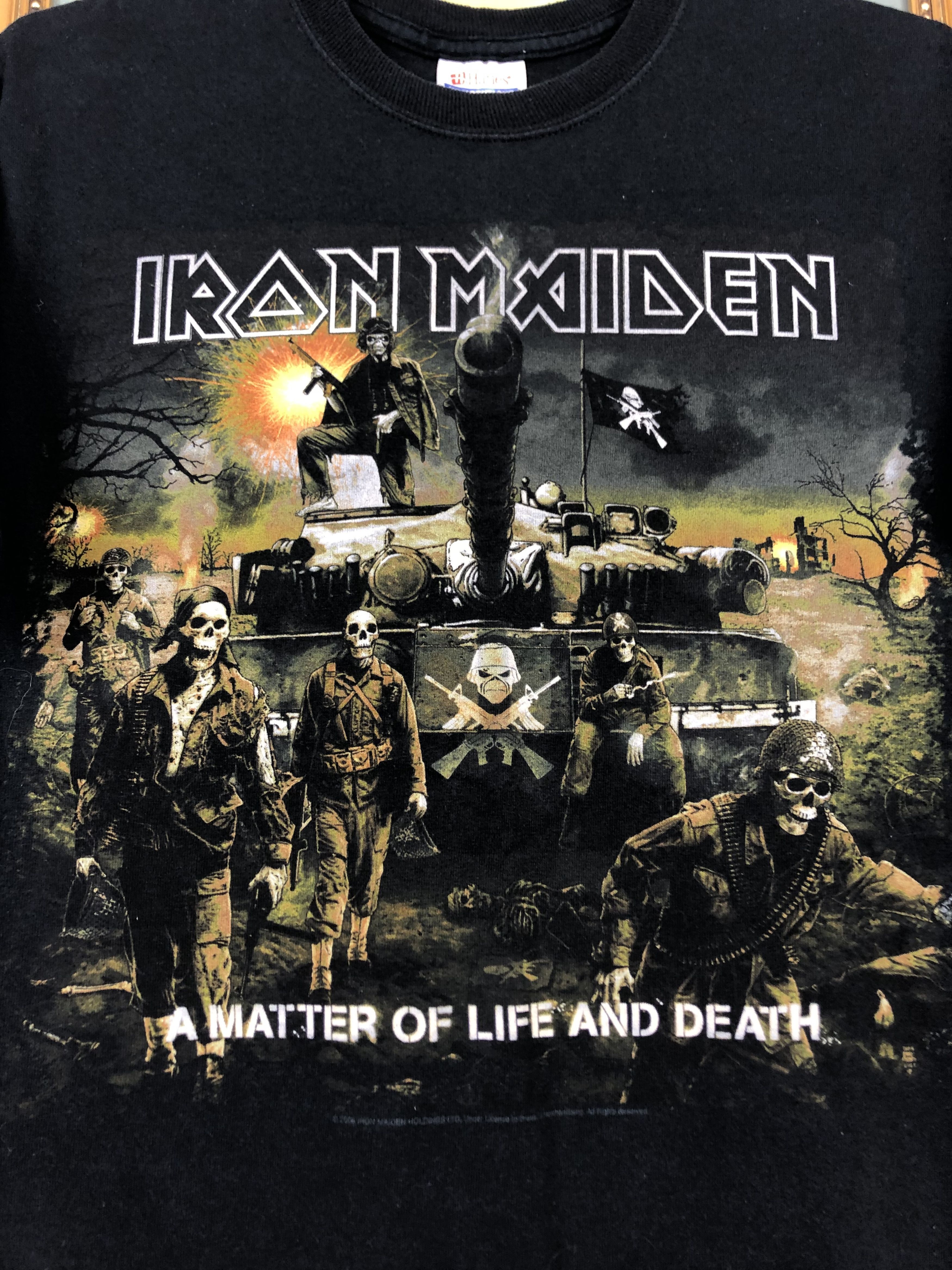 Band Tees Vintage Iron Maiden Band Rare Matter of Life Hype Tee Shirt Size US S / EU 44-46 / 1 - 5 Thumbnail