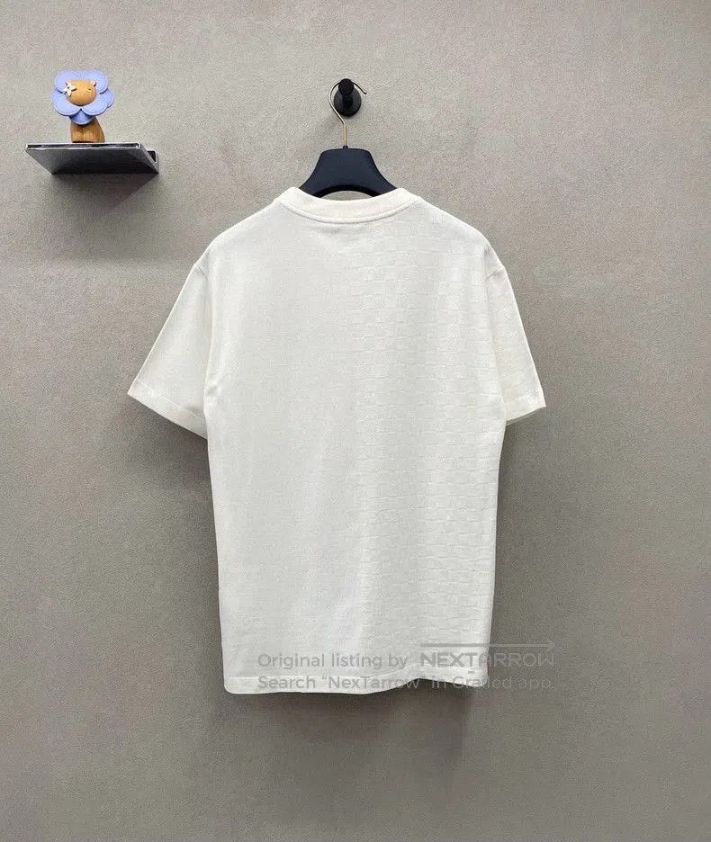 Louis Vuitton LV White Damier Pattern Short Sleeve Tee. Size US S / EU 44-46 / 1 - 2 Thumbnail